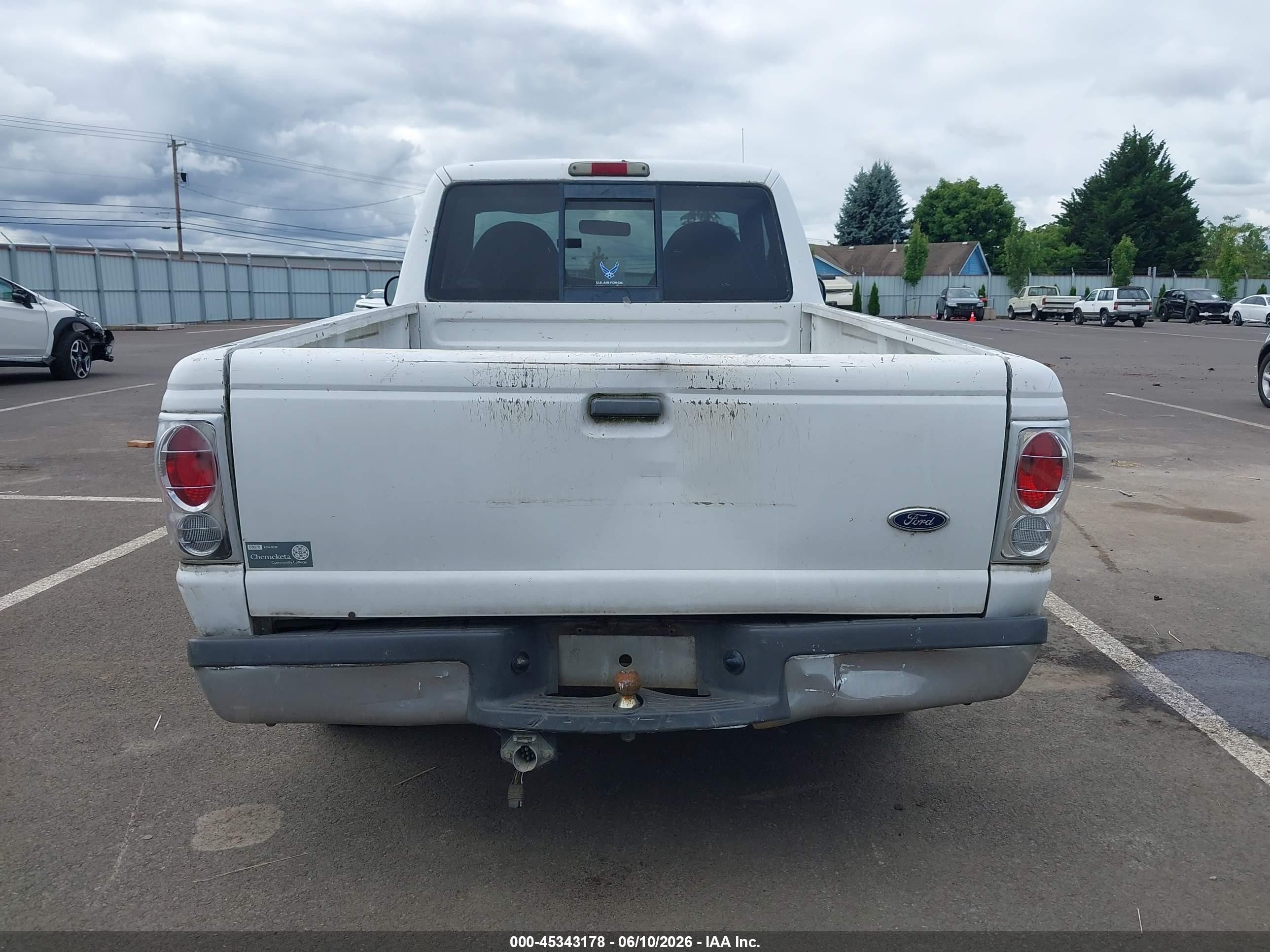 2002 Ford Ranger Xl/xlt White vin: 1FTYR10D72PA30978