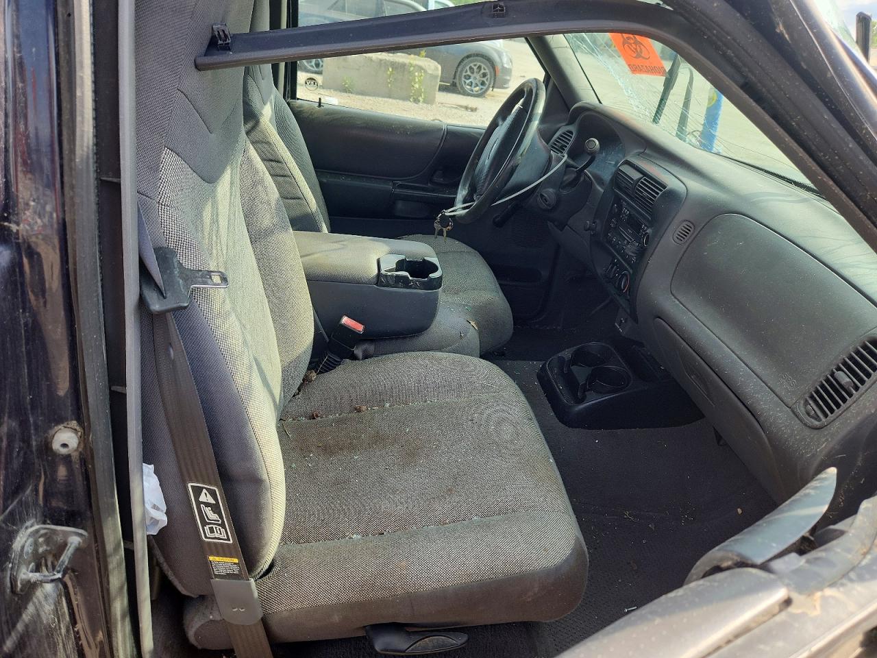 2002 Ford Ranger Black vin: 1FTYR10D72PB53955