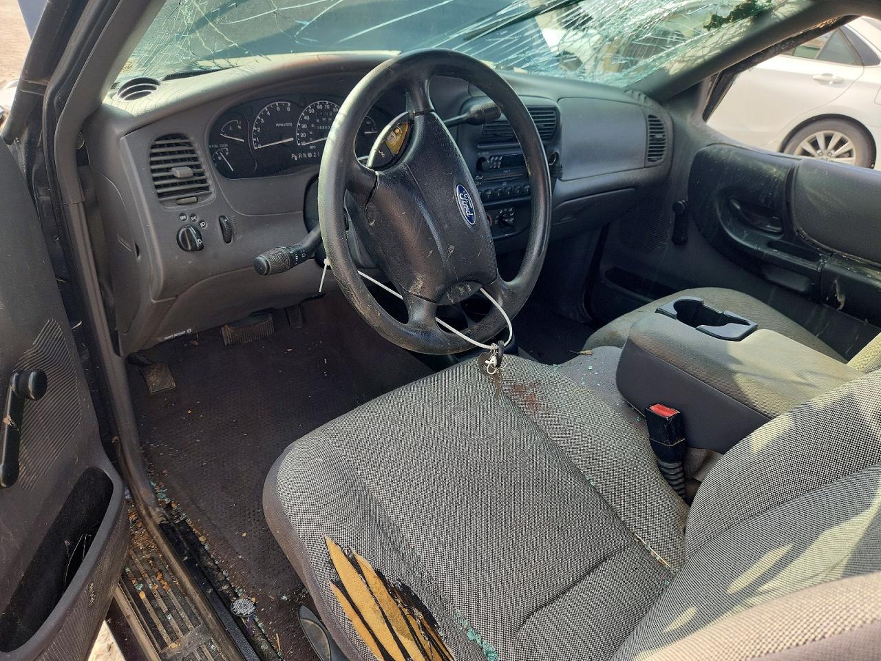 2002 Ford Ranger Black vin: 1FTYR10D72PB53955