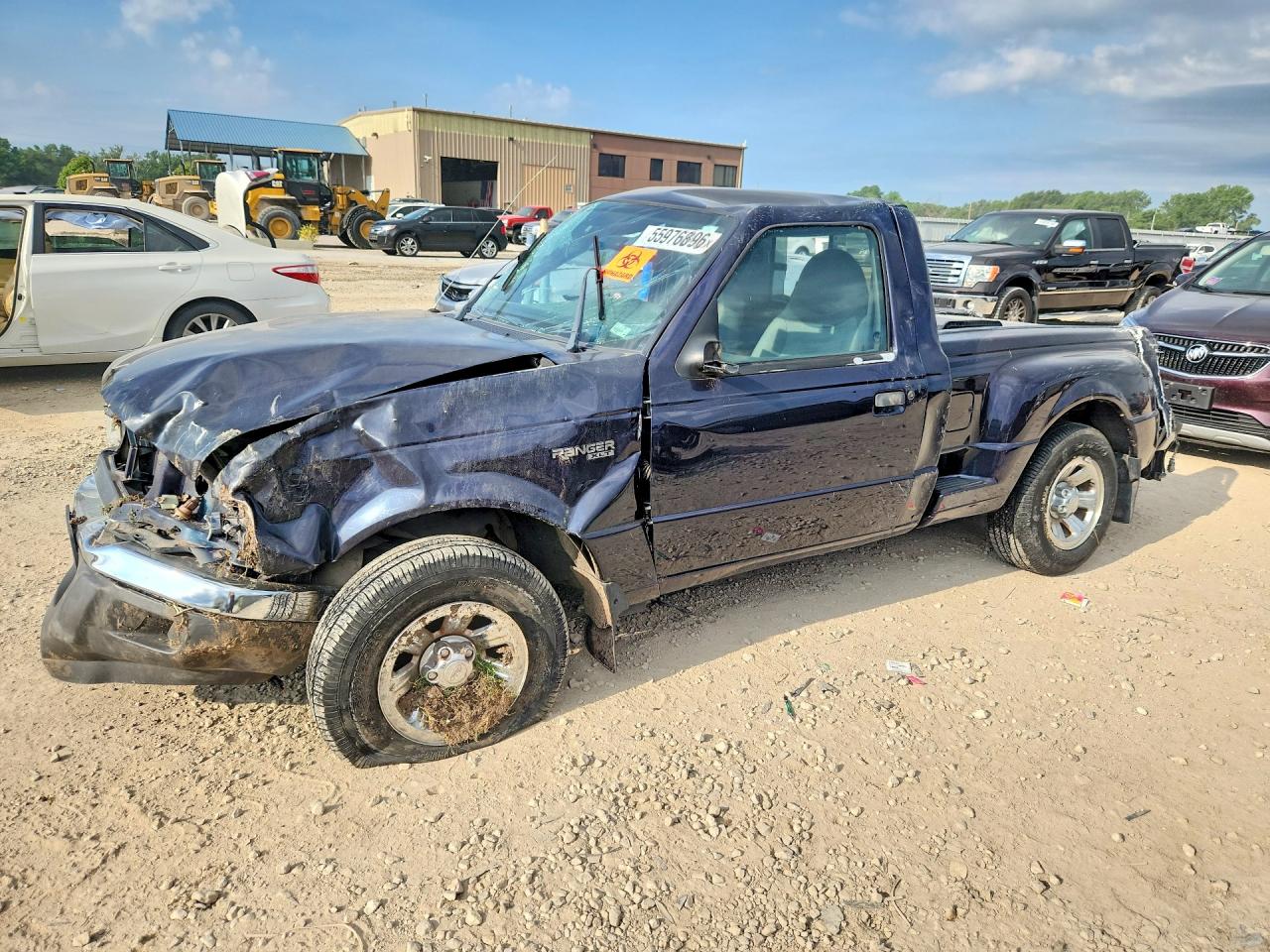 2002 Ford Ranger Black vin: 1FTYR10D72PB53955