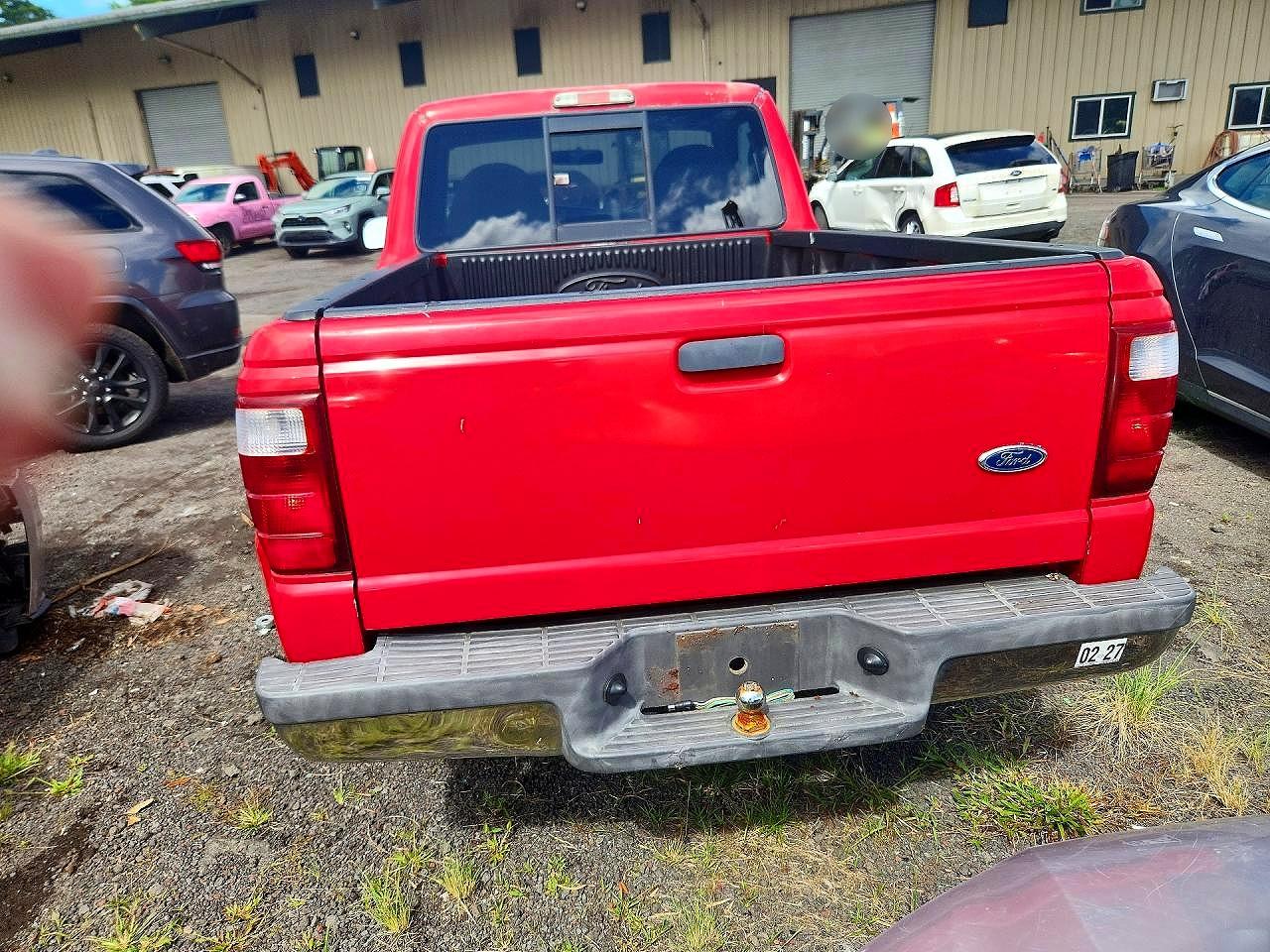 2002 Ford Ranger Red vin: 1FTYR10D72TA57329
