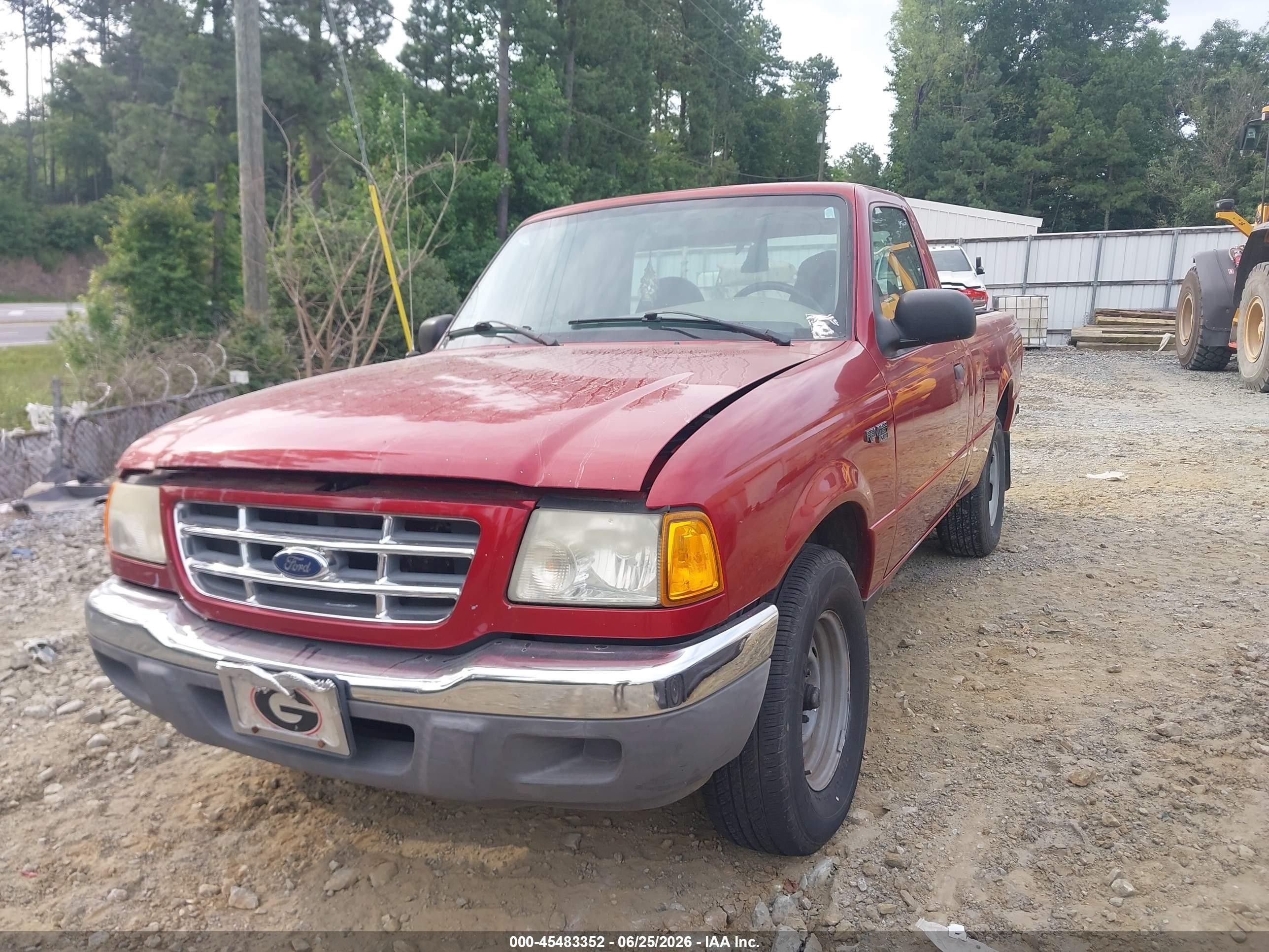 2003 Ford Ranger Xl/xlt Red vin: 1FTYR10D73PA92382