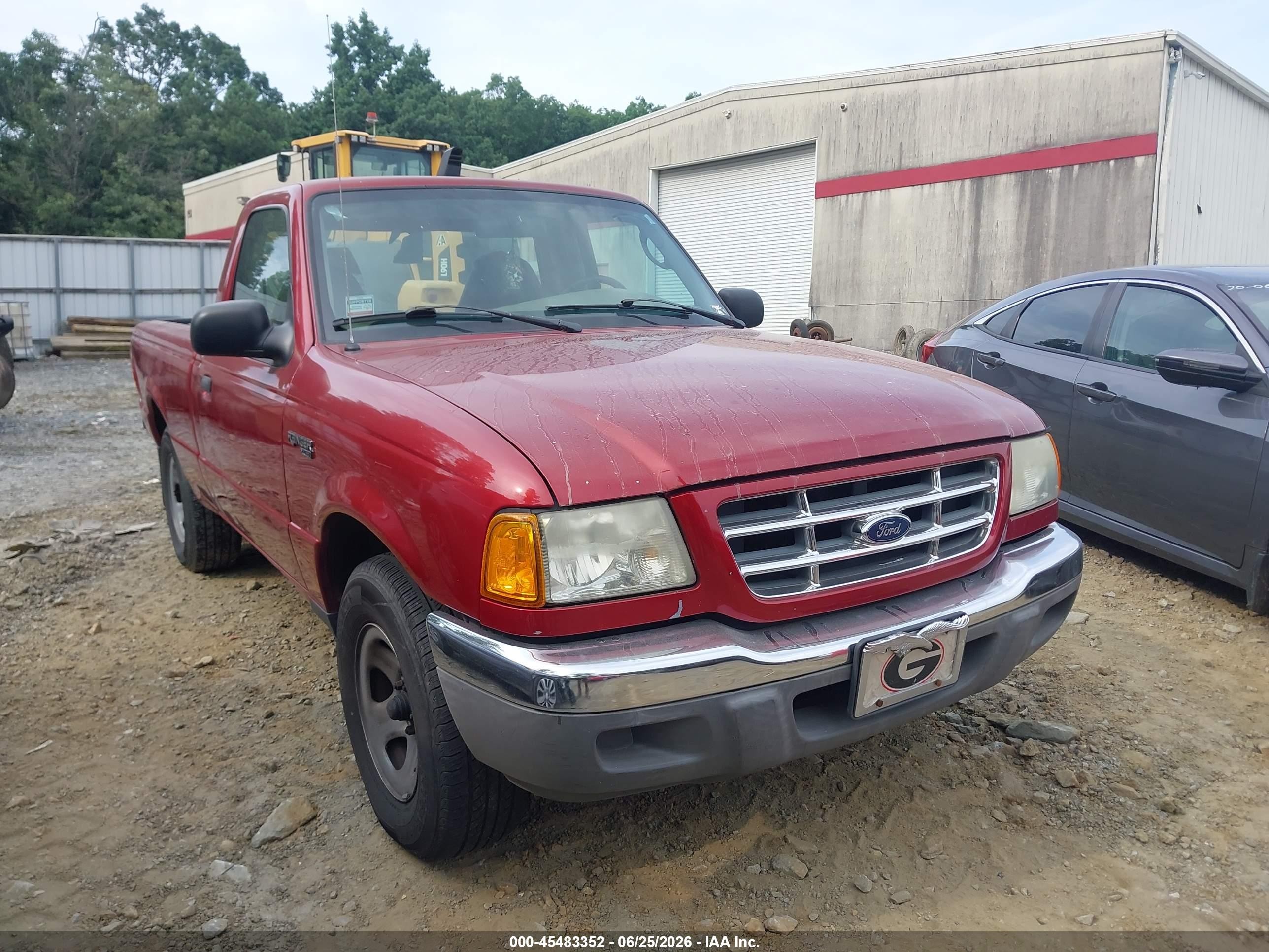 2003 Ford Ranger Xl/xlt Red vin: 1FTYR10D73PA92382