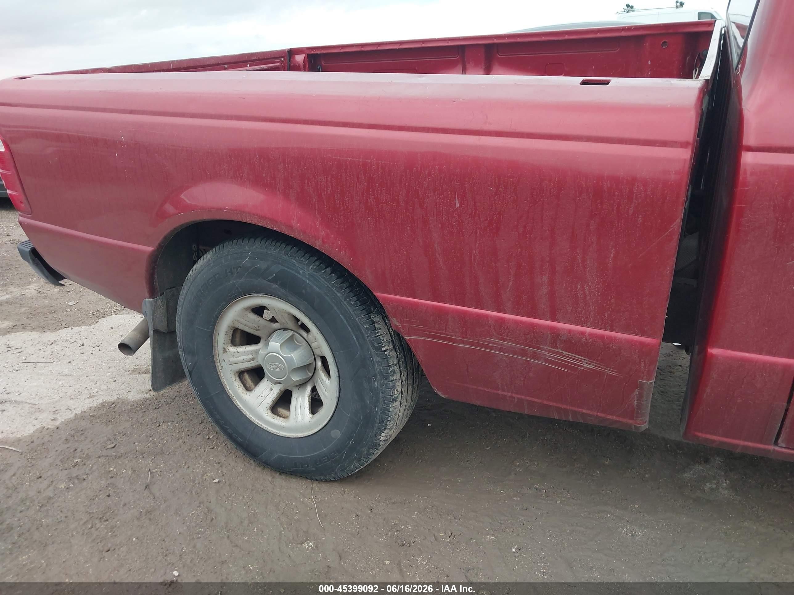 2003 Ford Ranger Xl/xlt Red vin: 1FTYR10D73PB71776