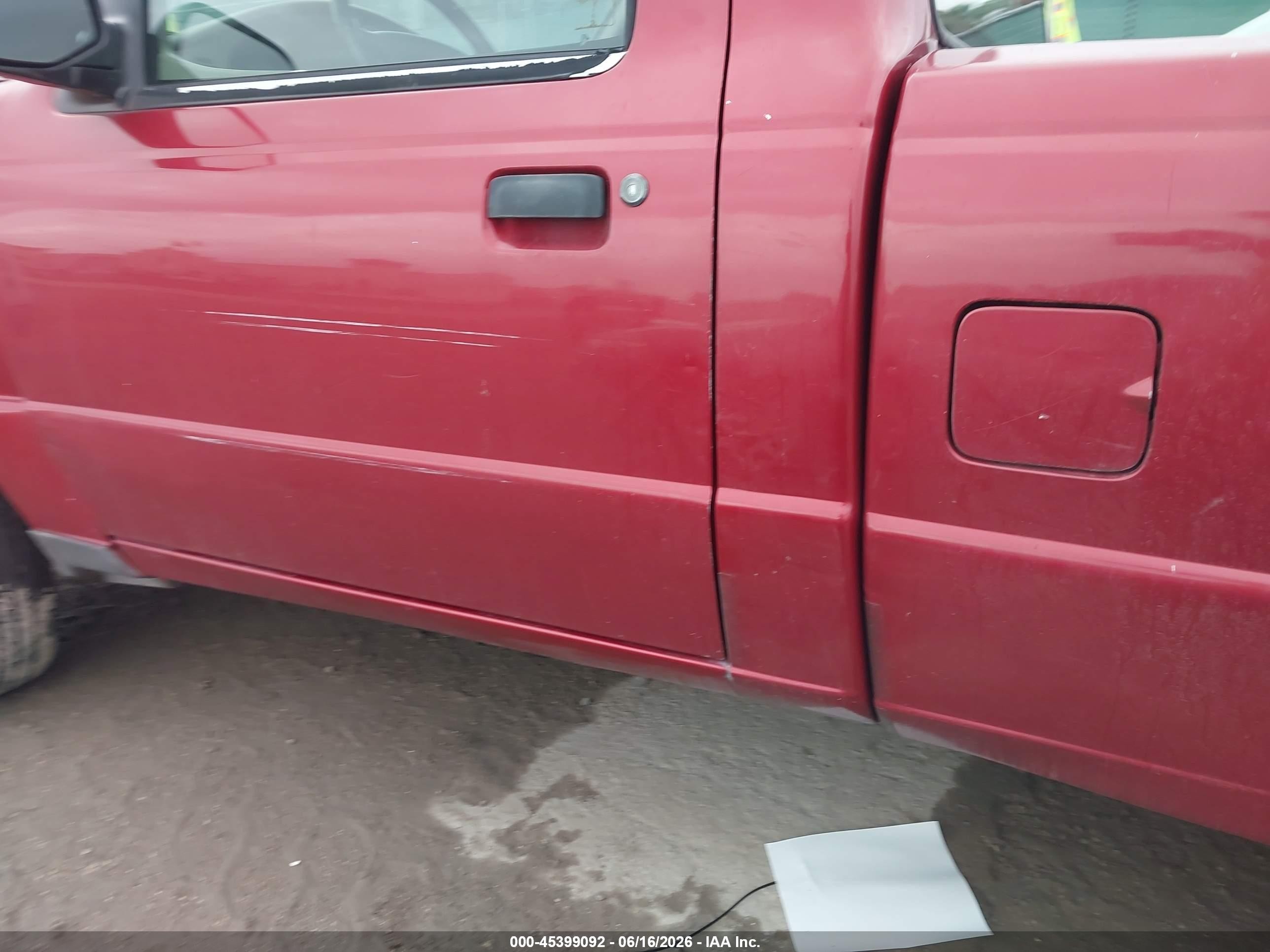 2003 Ford Ranger Xl/xlt Red vin: 1FTYR10D73PB71776