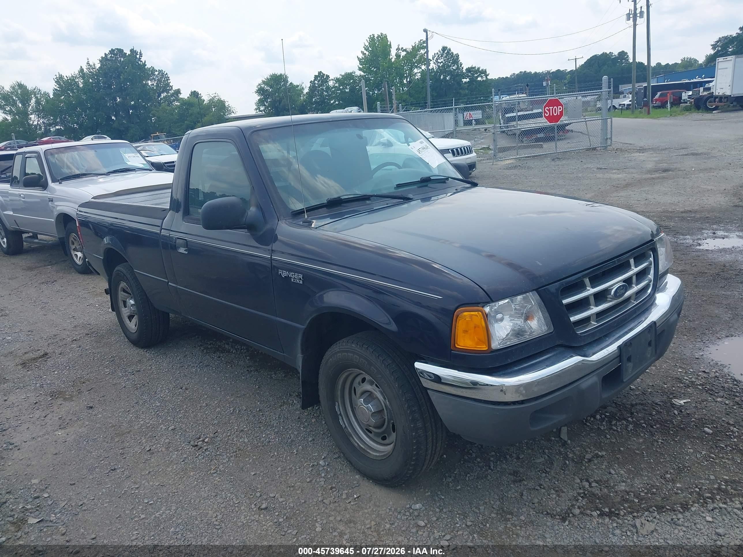 2003 Ford Ranger Xl/xlt Blue vin: 1FTYR10D73TA12960