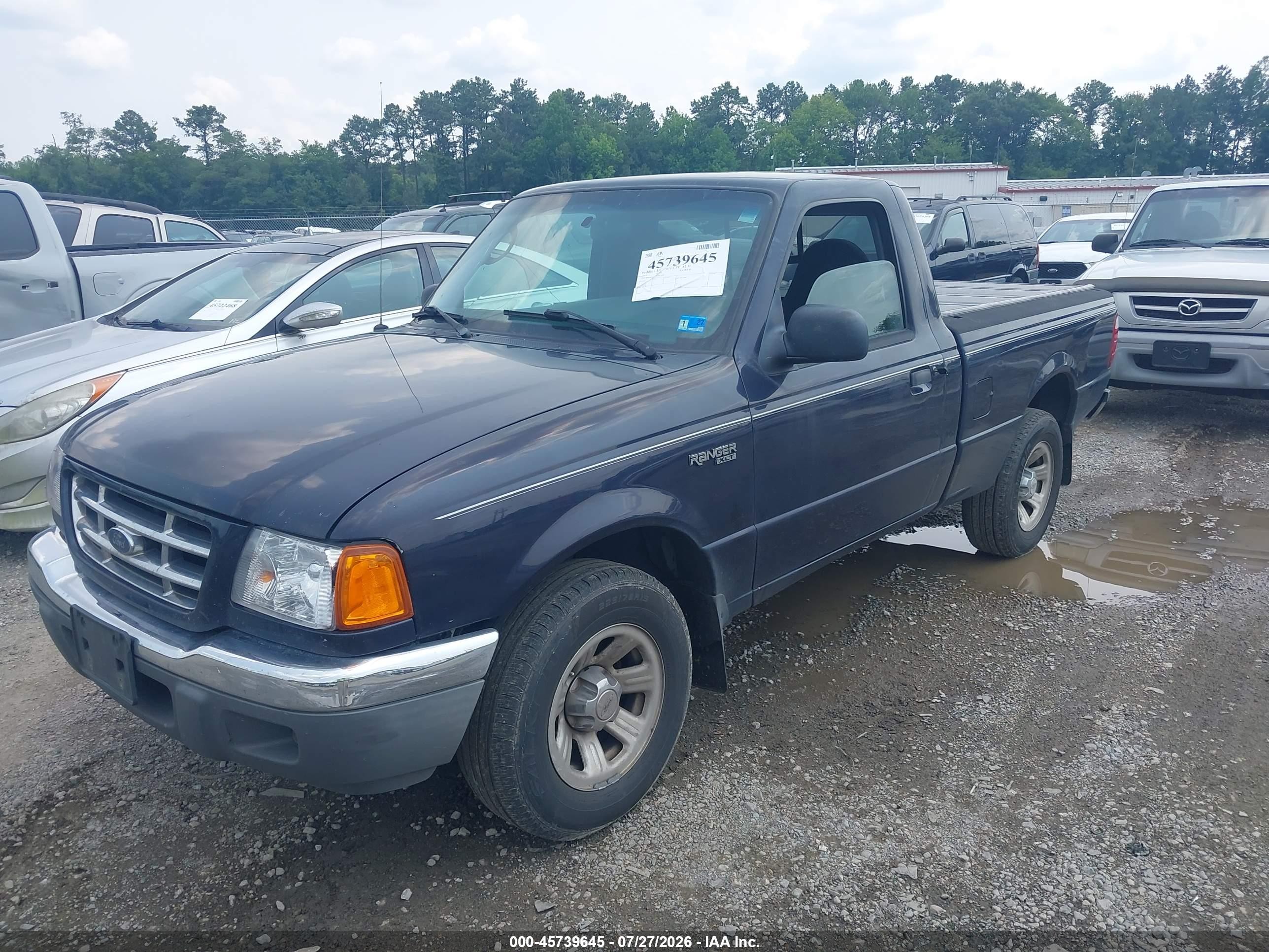 2003 Ford Ranger Xl/xlt Blue vin: 1FTYR10D73TA12960