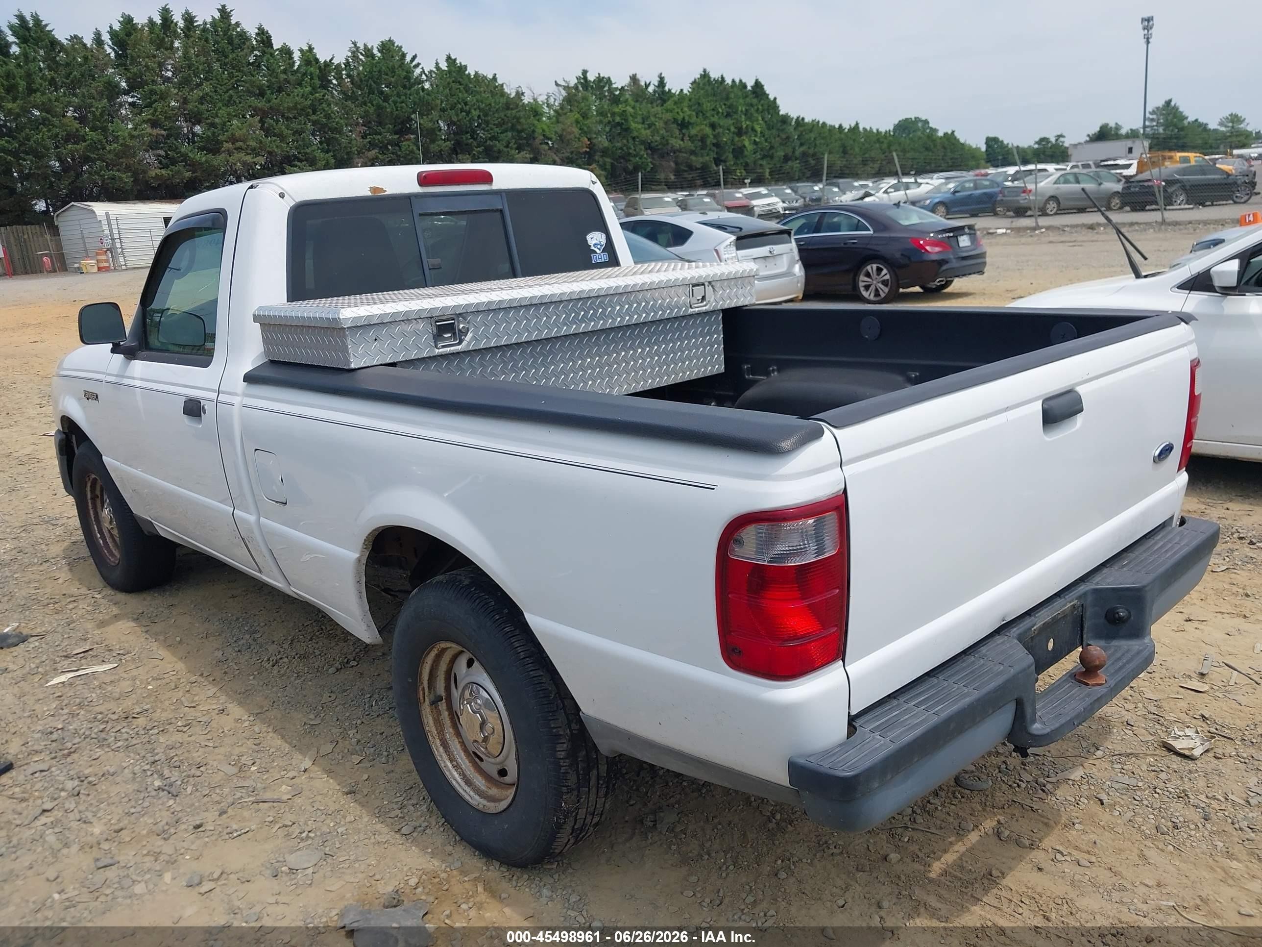 2004 Ford Ranger Xl/xlt White vin: 1FTYR10D74TA07419