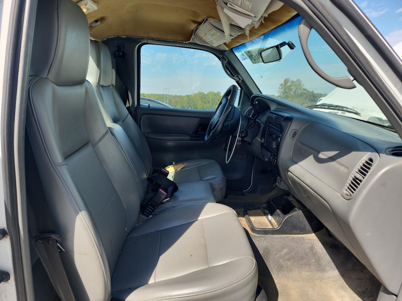 2005 Ford Ranger White vin: 1FTYR10D75PA64746