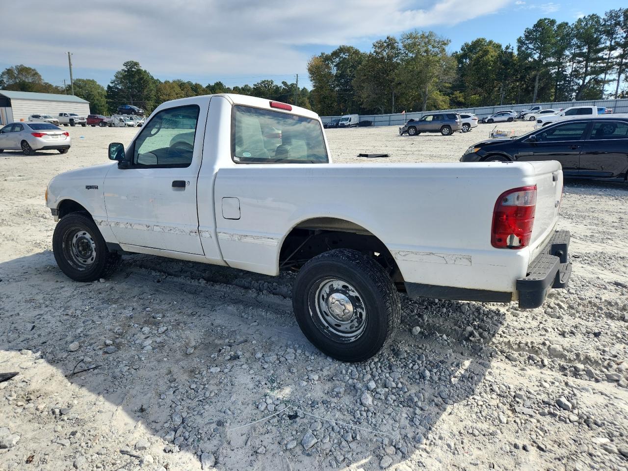 2005 Ford Ranger White vin: 1FTYR10D75PA64746
