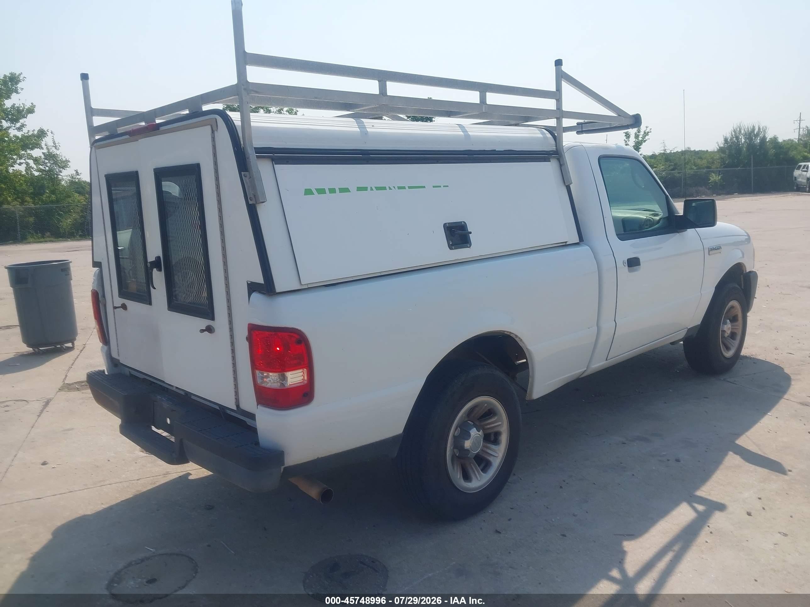 2007 Ford Ranger Stx/xl/xlt White vin: 1FTYR10D77PA08082