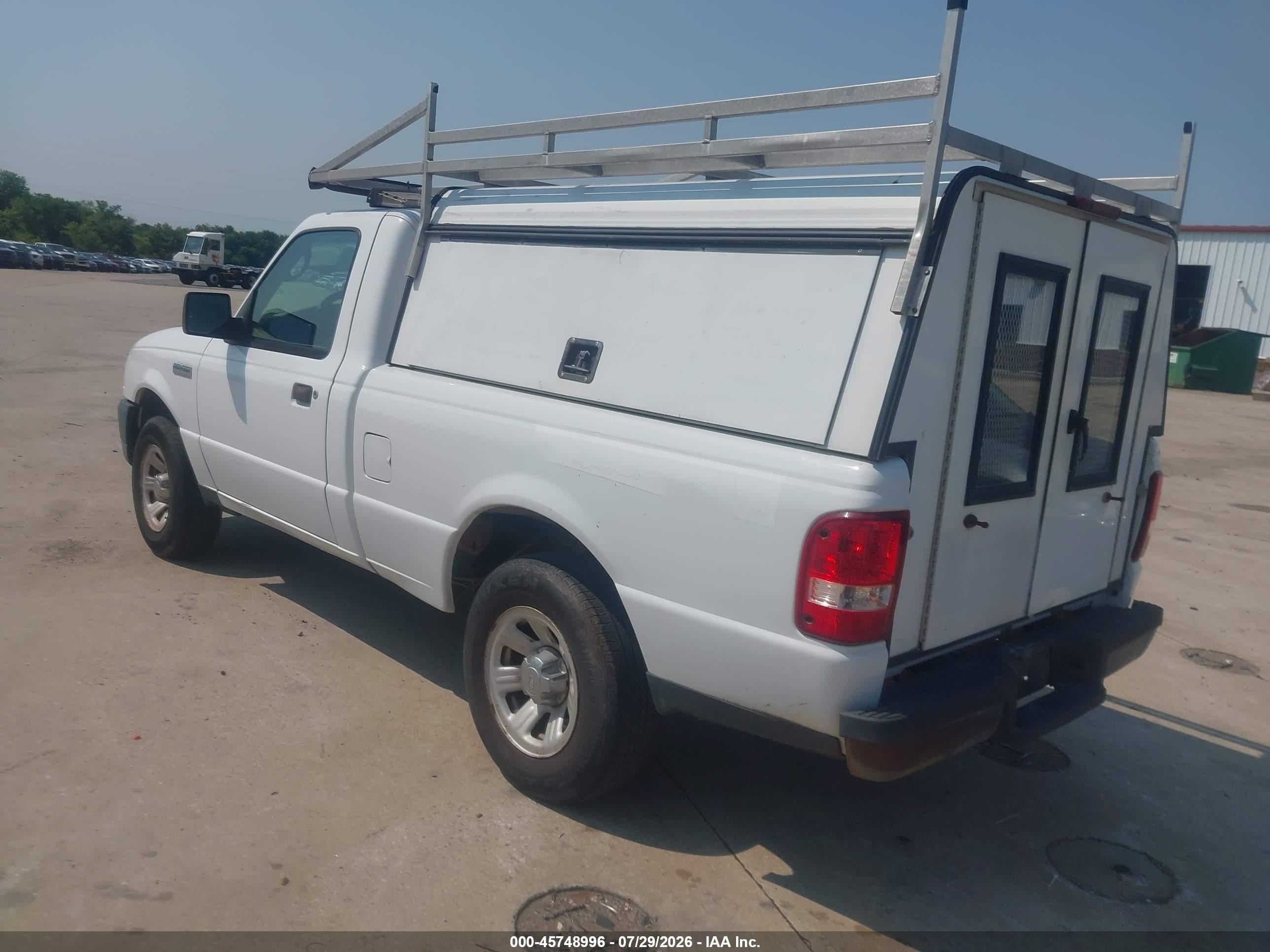2007 Ford Ranger Stx/xl/xlt White vin: 1FTYR10D77PA08082