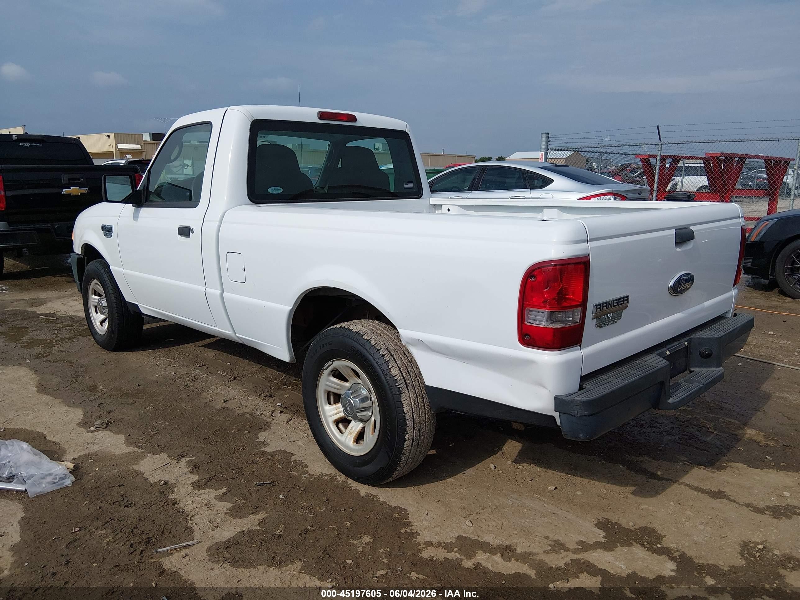 2007 Ford Ranger Stx/xl/xlt White vin: 1FTYR10D77PA61560