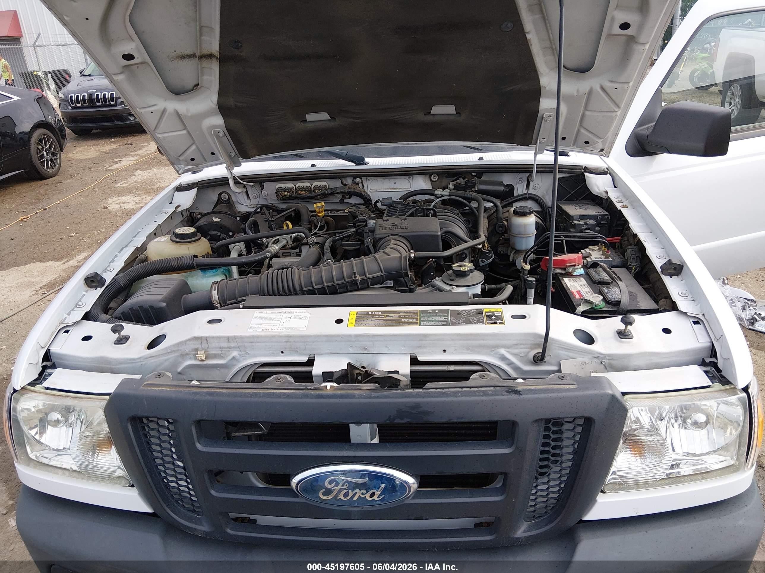 2007 Ford Ranger Stx/xl/xlt White vin: 1FTYR10D77PA61560