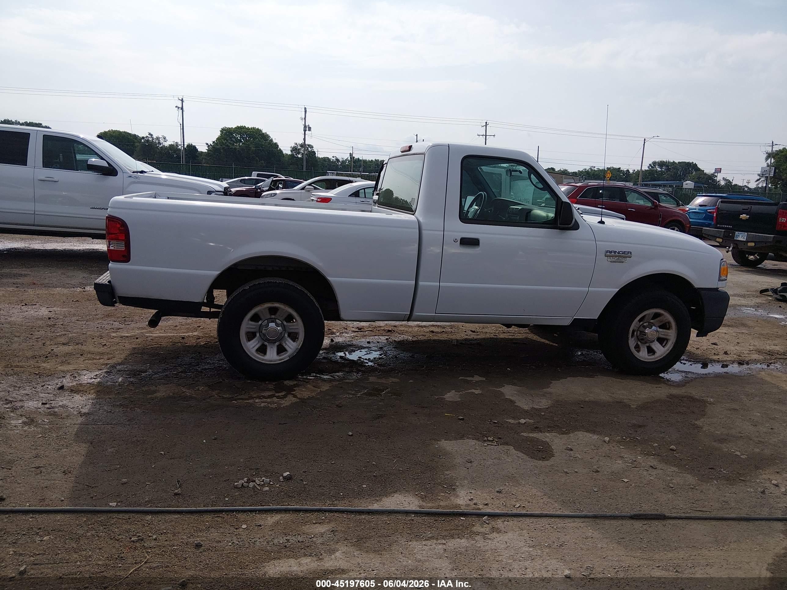 2007 Ford Ranger Stx/xl/xlt White vin: 1FTYR10D77PA61560