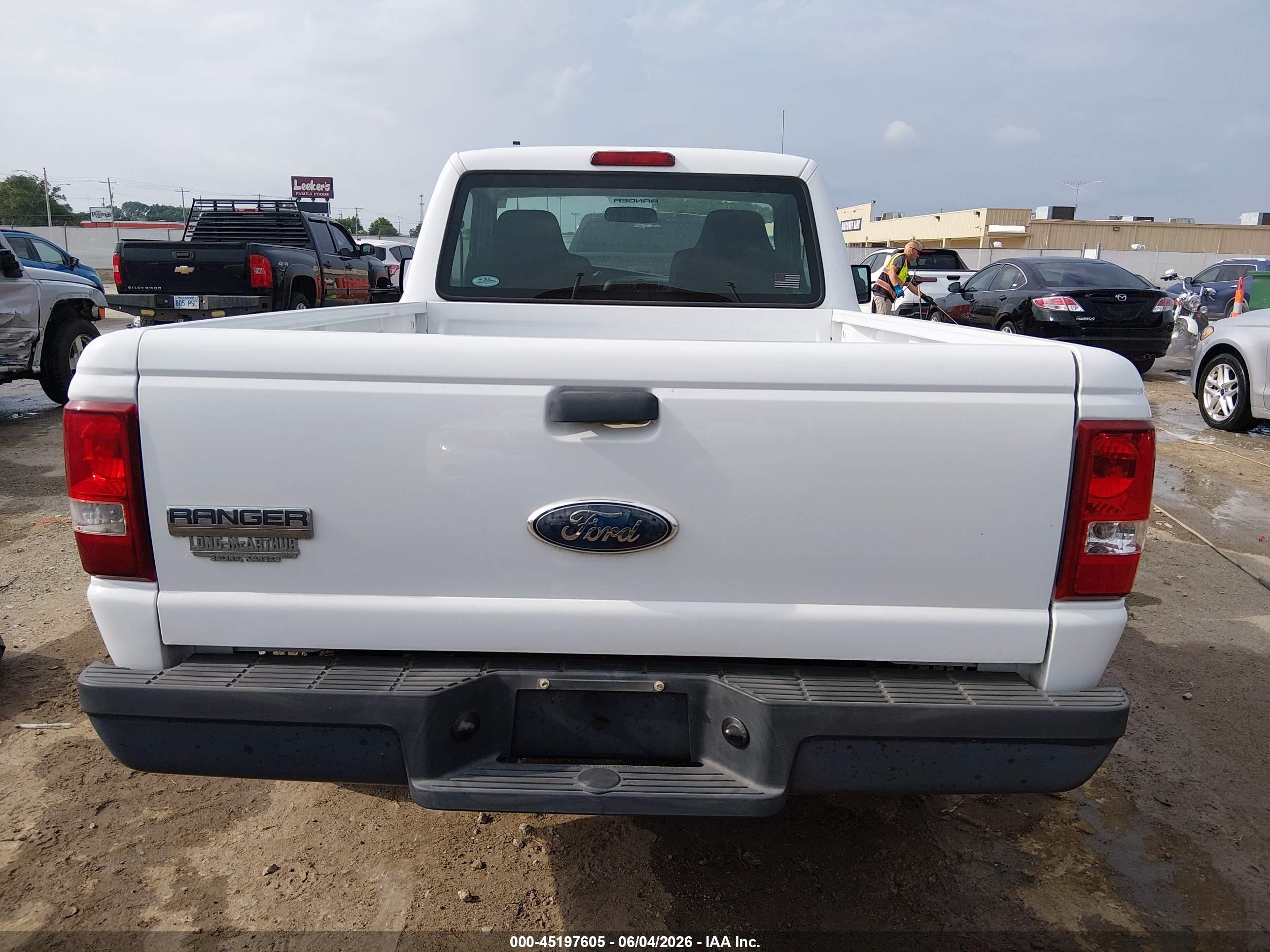 2007 Ford Ranger Stx/xl/xlt White vin: 1FTYR10D77PA61560