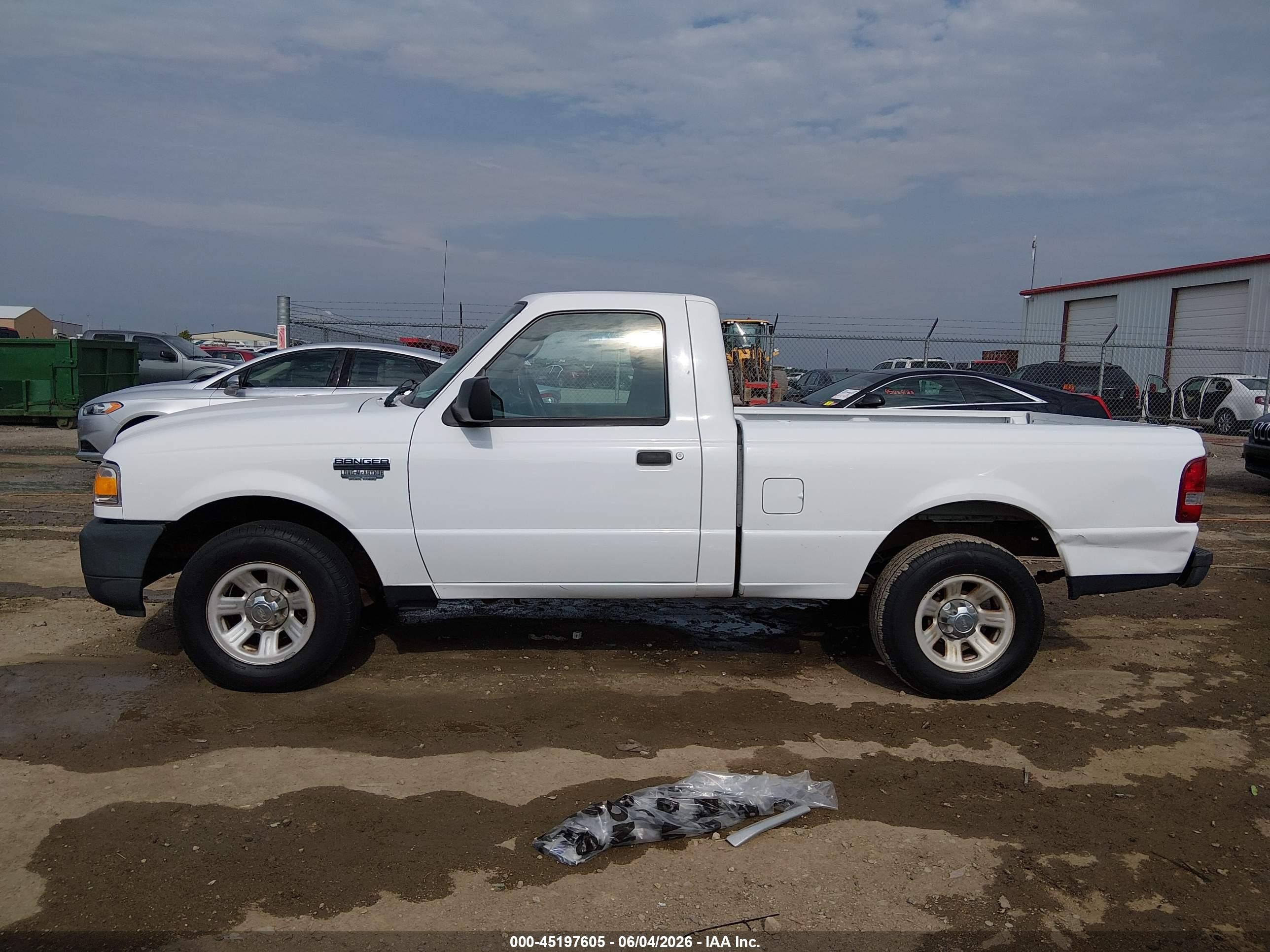 2007 Ford Ranger Stx/xl/xlt White vin: 1FTYR10D77PA61560