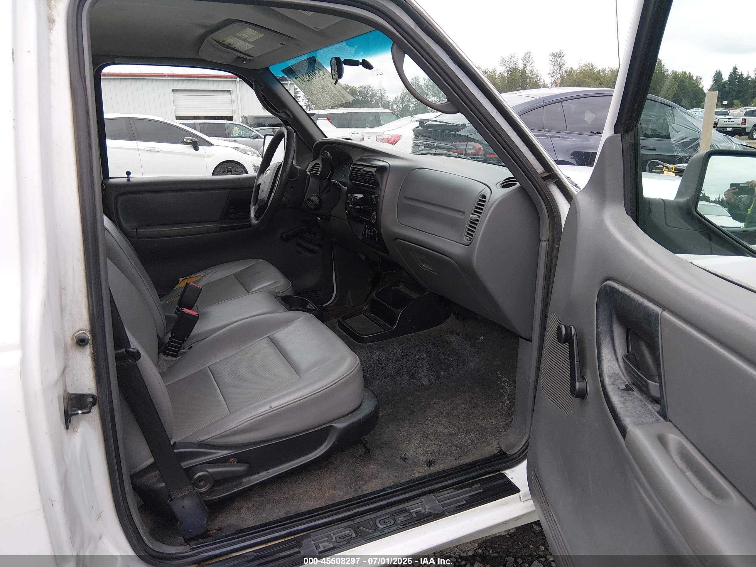 2007 Ford Ranger Stx/xl/xlt White vin: 1FTYR10D77PA66242