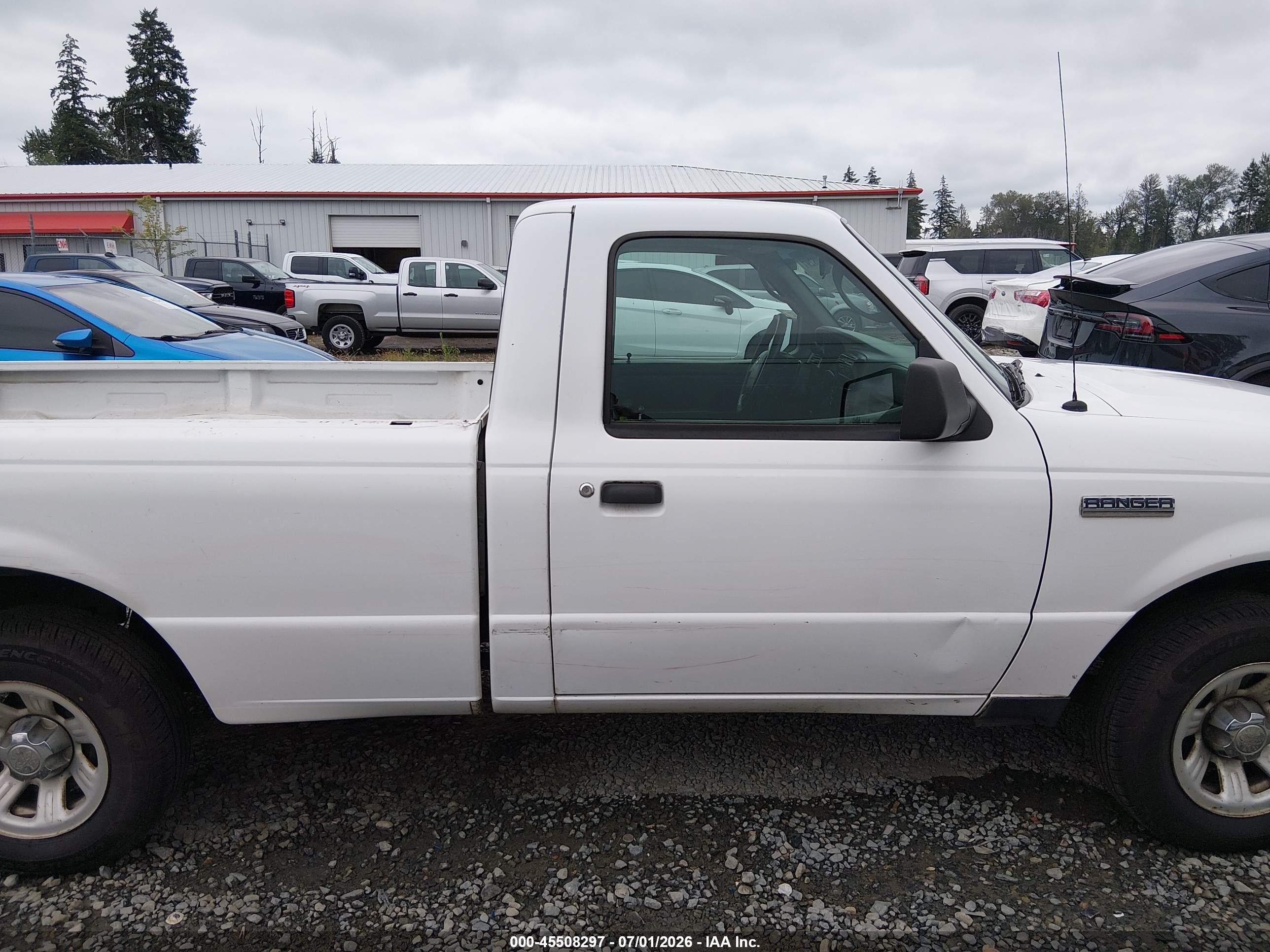 2007 Ford Ranger Stx/xl/xlt White vin: 1FTYR10D77PA66242