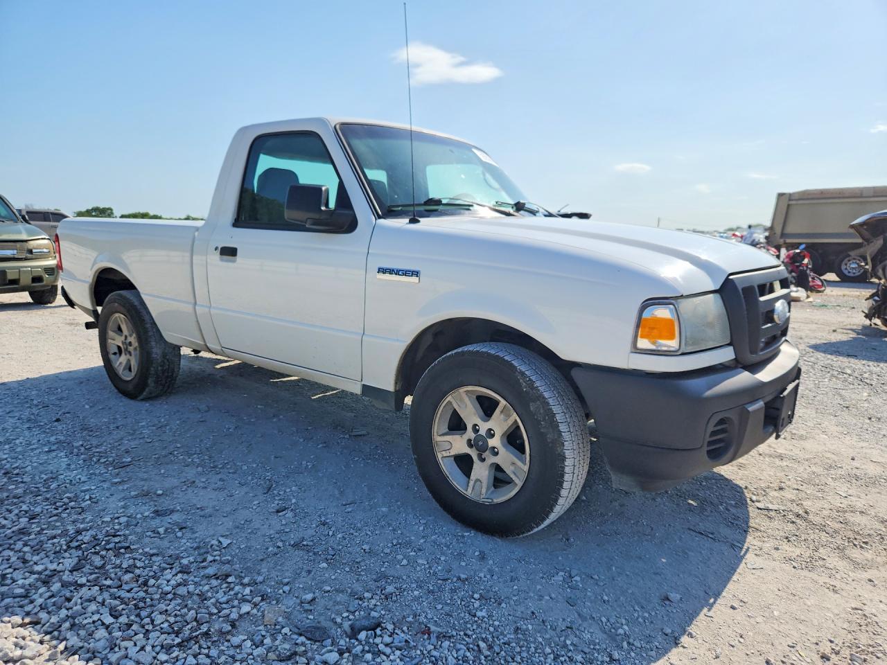 2008 Ford Ranger White vin: 1FTYR10D78PA55890