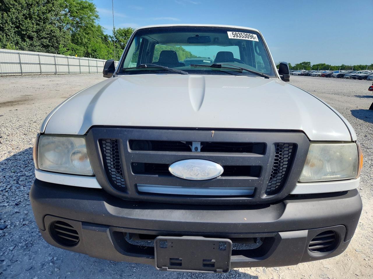 2008 Ford Ranger White vin: 1FTYR10D78PA55890