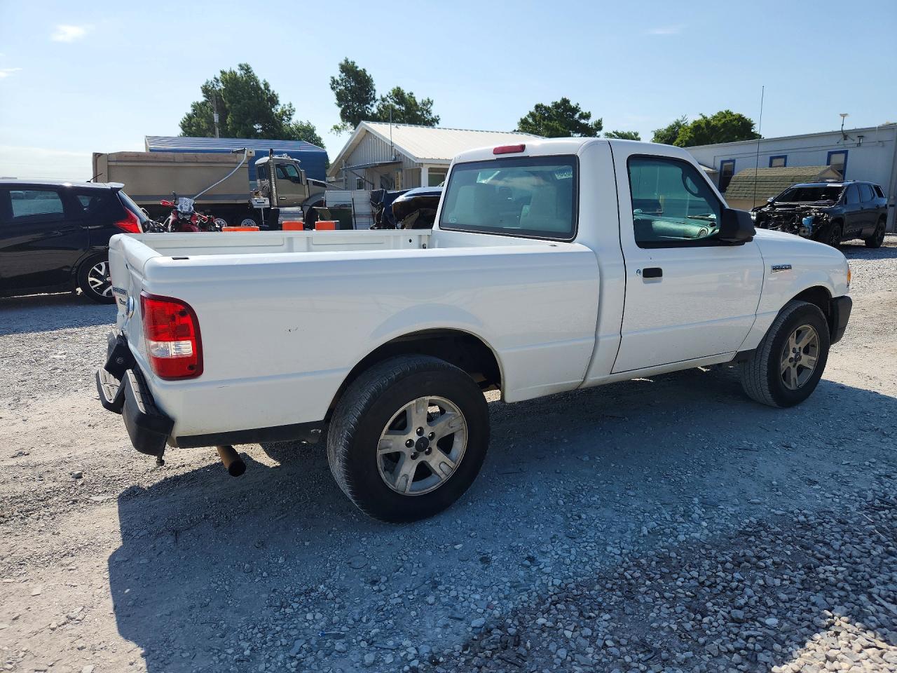 2008 Ford Ranger White vin: 1FTYR10D78PA55890