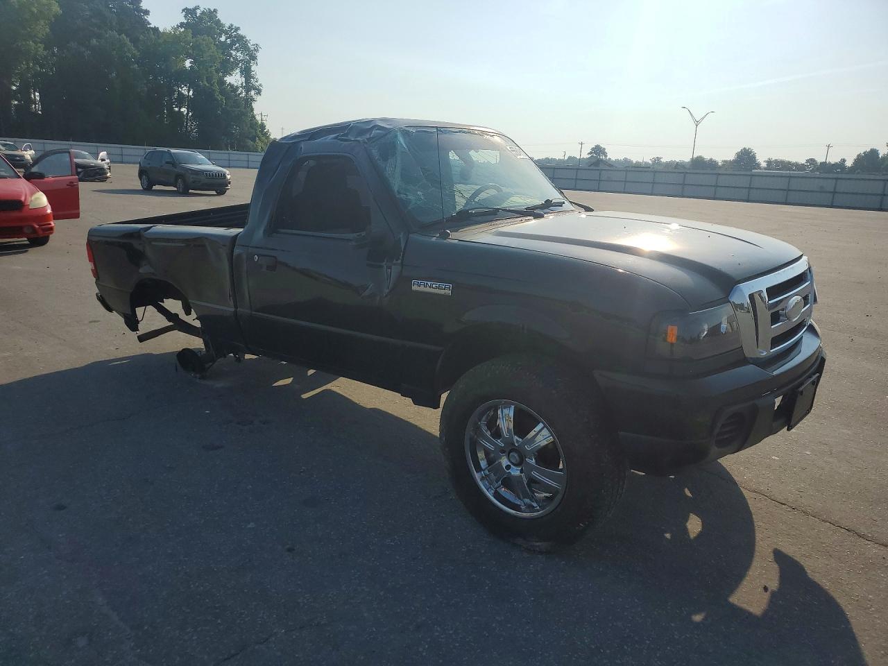 2008 Ford Ranger Black vin: 1FTYR10D78PB04960
