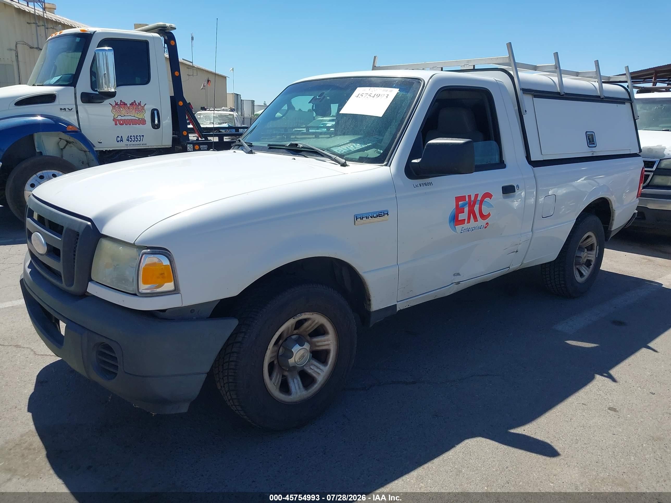 2009 Ford Ranger Sport/xl/xlt Белый vin: 1FTYR10D79PA21790