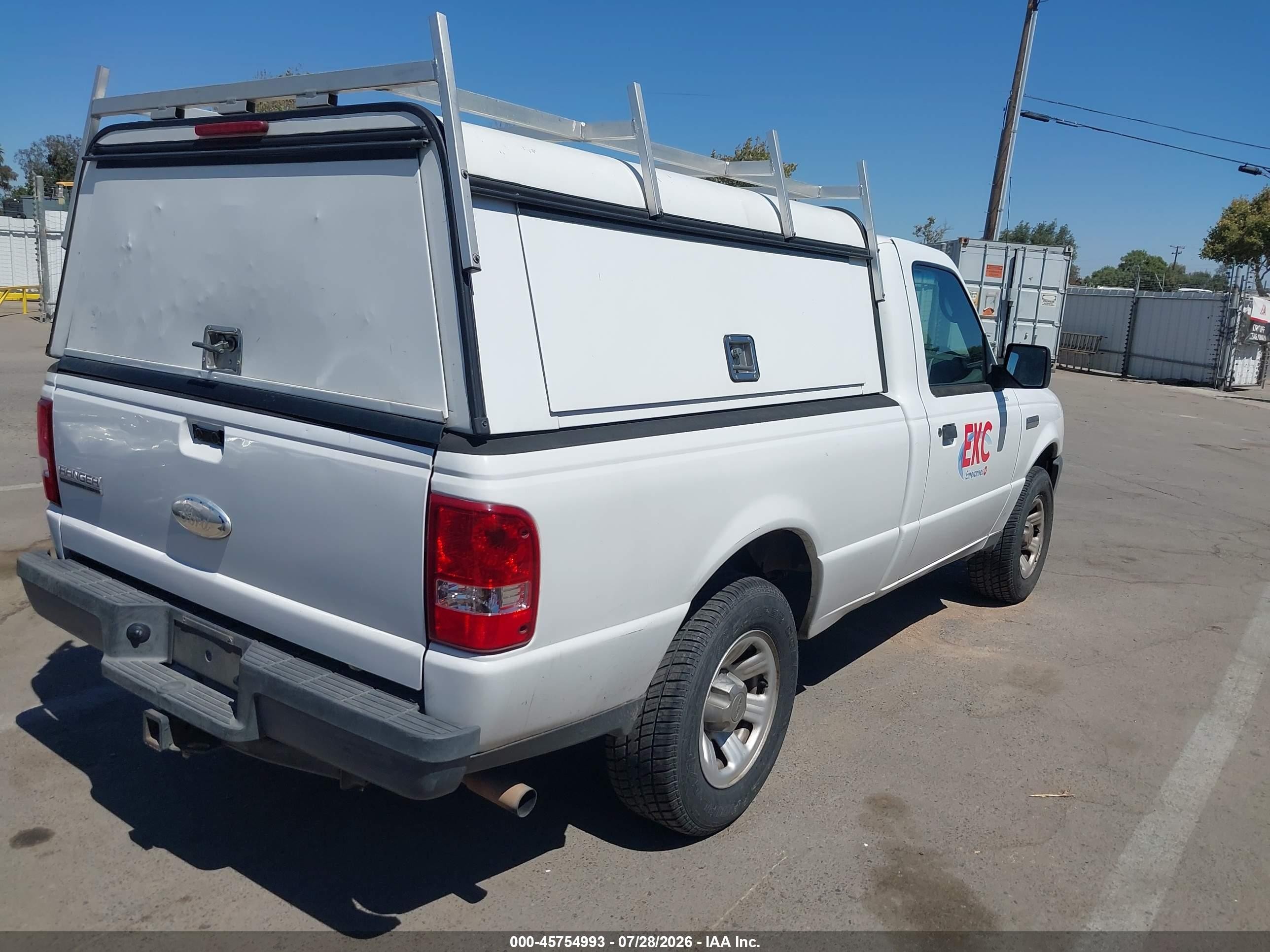 2009 Ford Ranger Sport/xl/xlt Белый vin: 1FTYR10D79PA21790