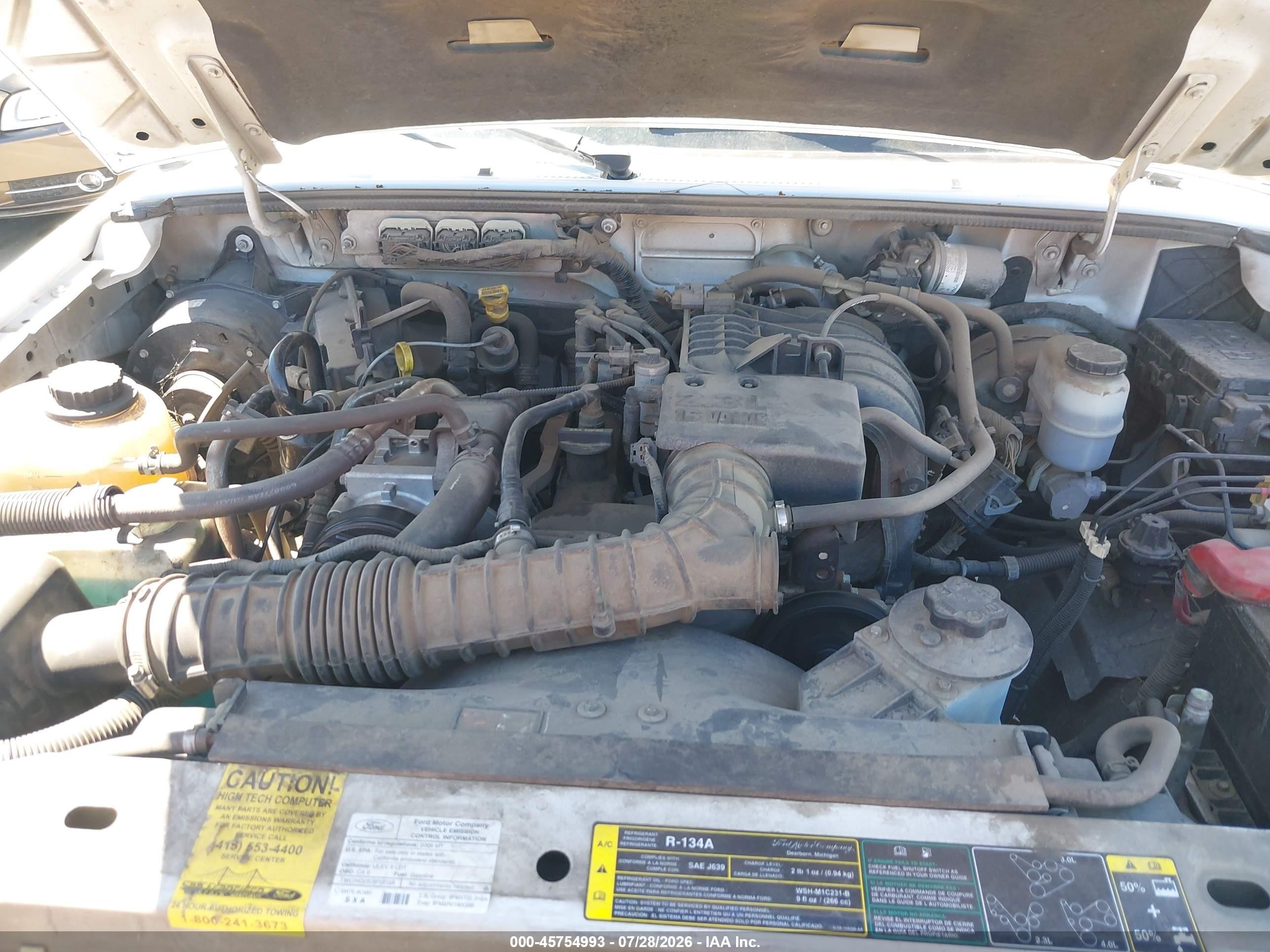2009 Ford Ranger Sport/xl/xlt Белый vin: 1FTYR10D79PA21790