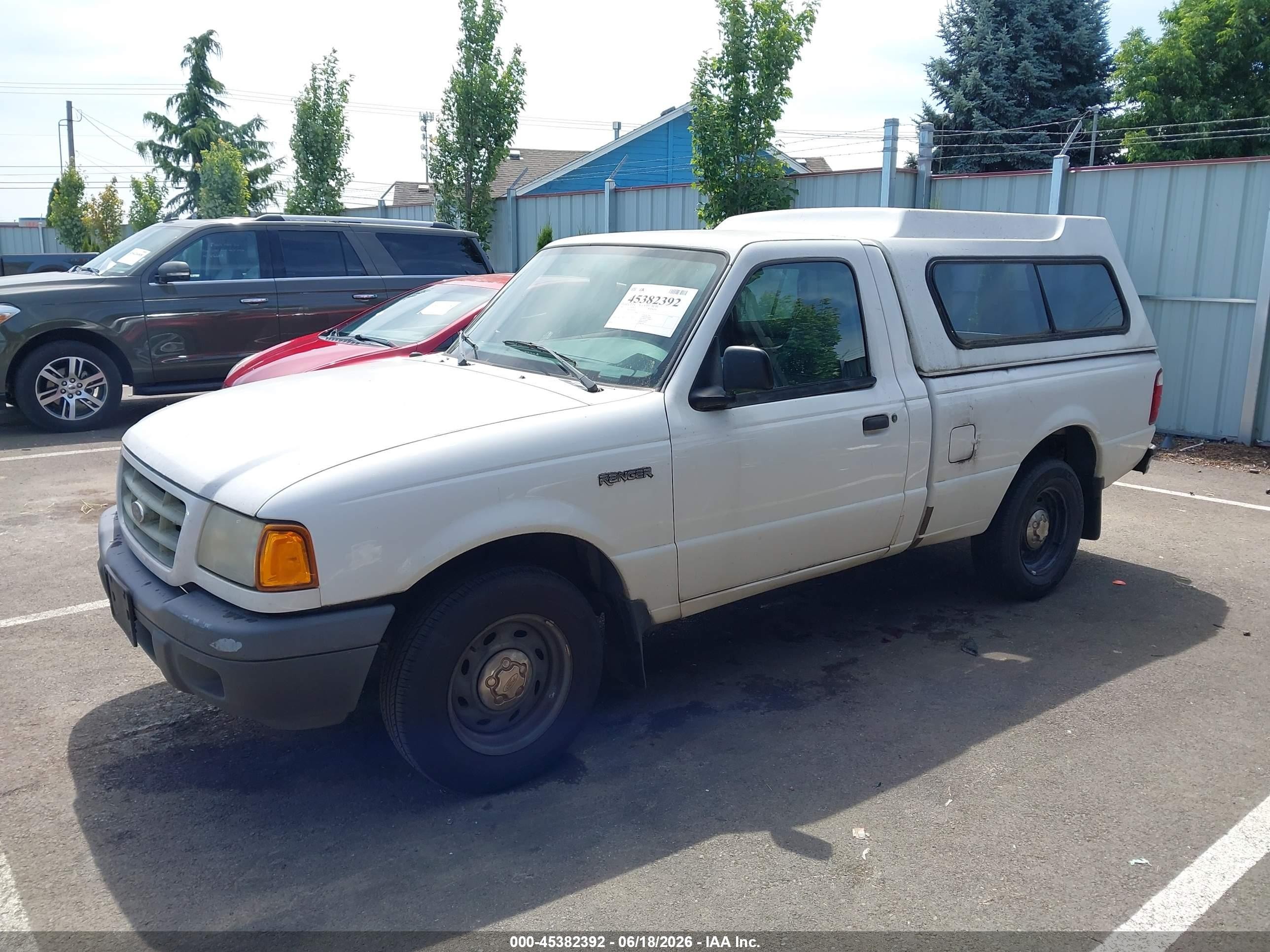 2001 Ford Ranger Xl/xlt Белый vin: 1FTYR10D81PB61920