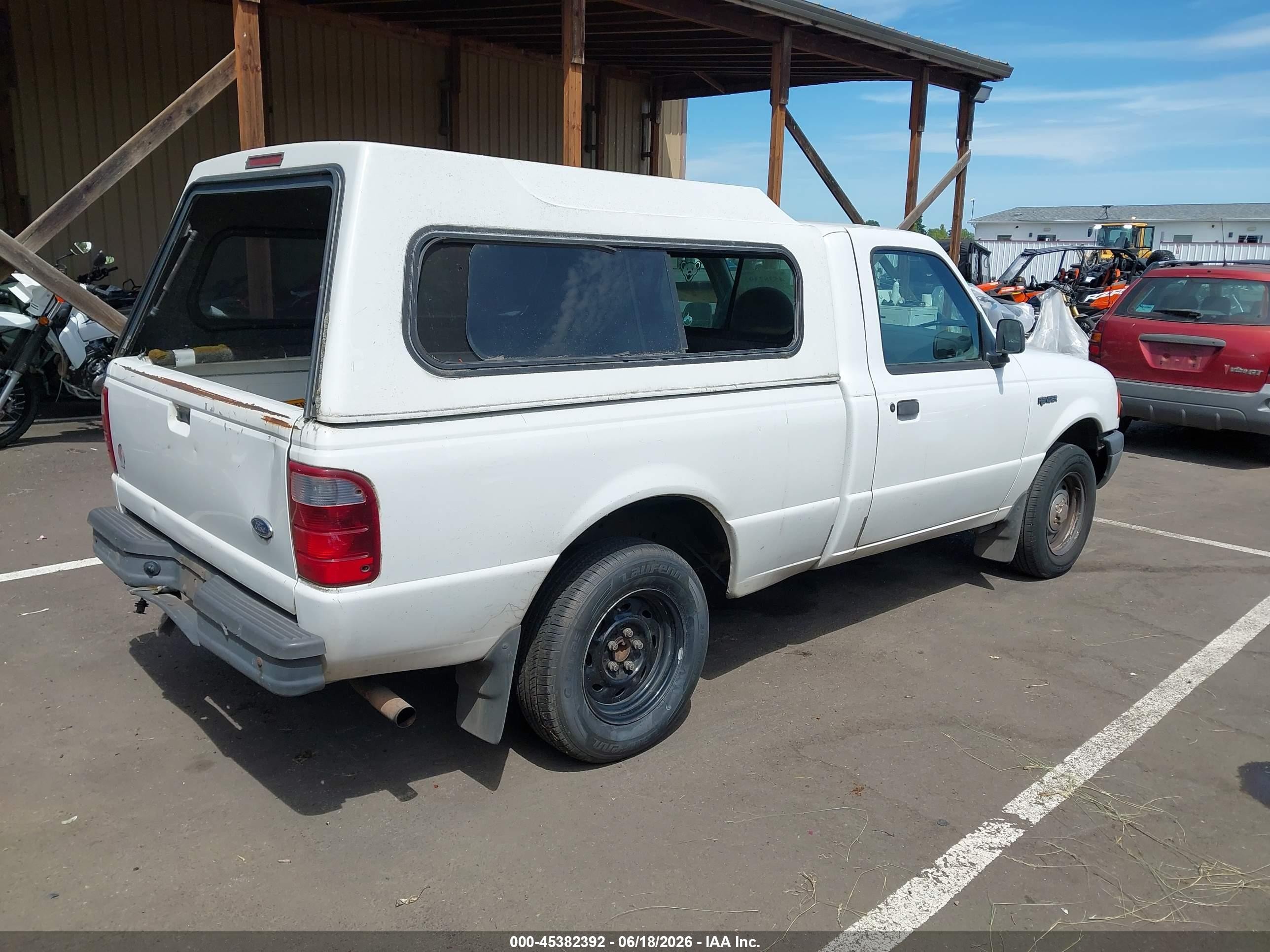 2001 Ford Ranger Xl/xlt Белый vin: 1FTYR10D81PB61920