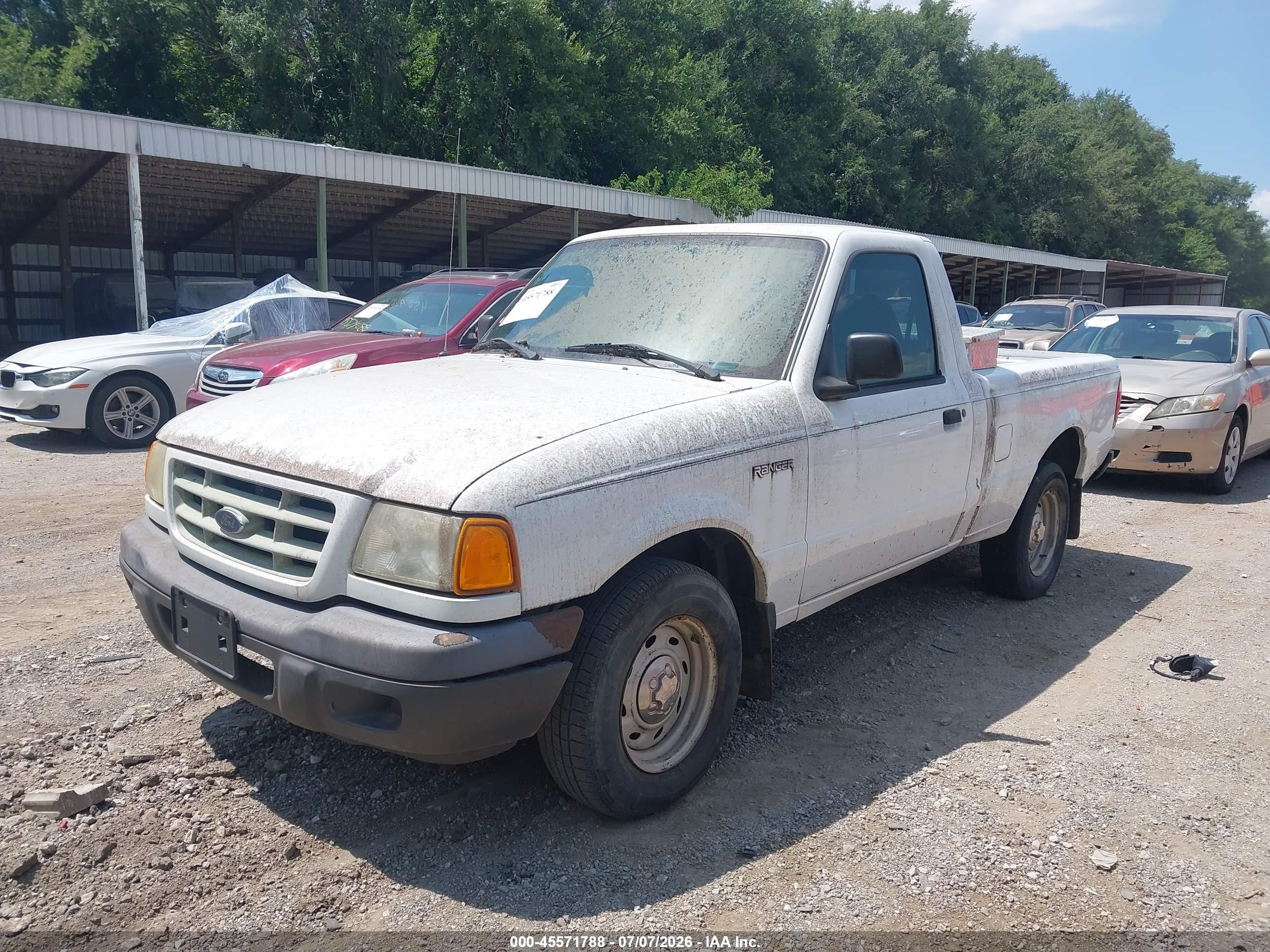 2002 Ford Ranger Xl/xlt White vin: 1FTYR10D82PB15439