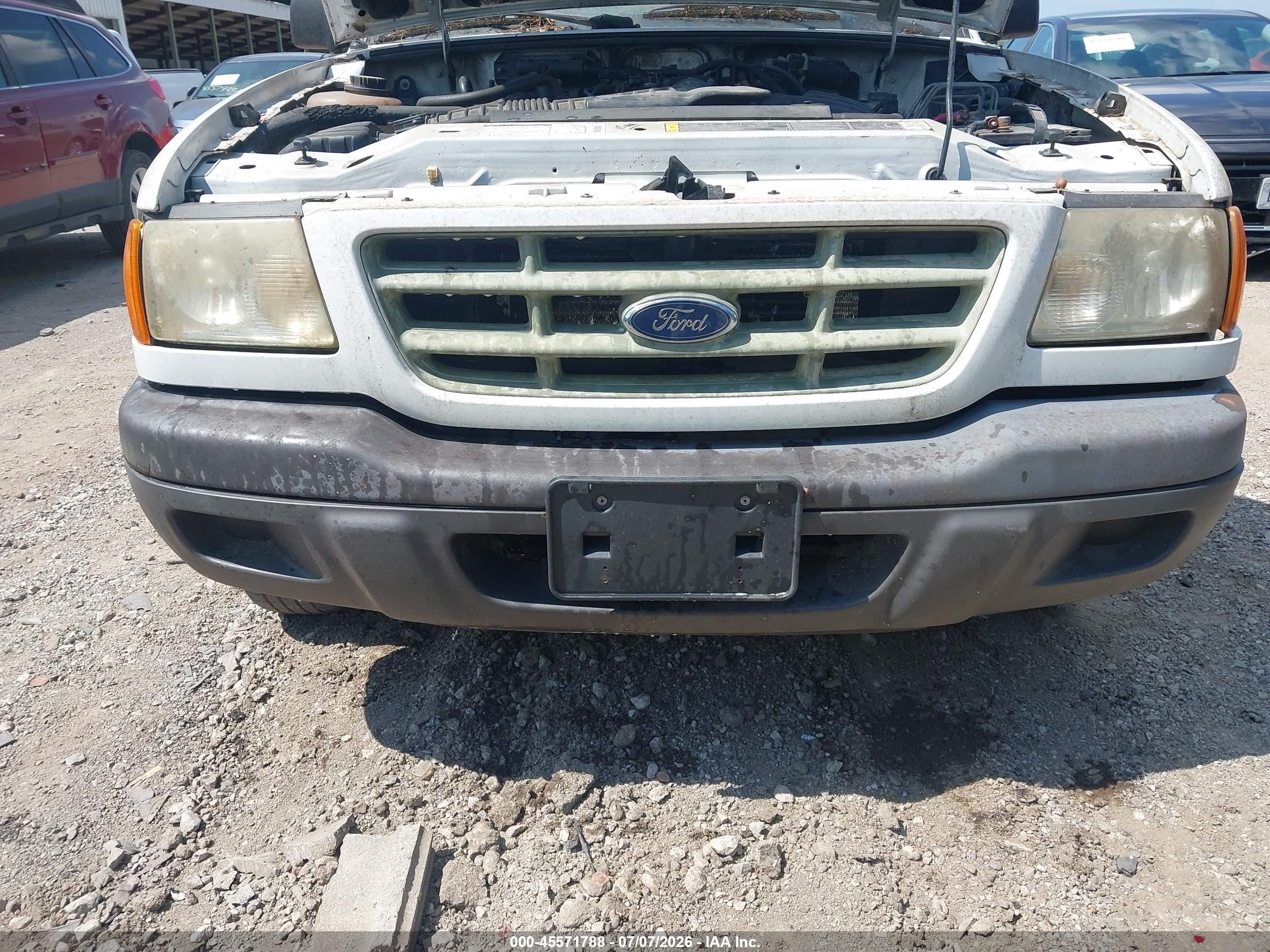 2002 Ford Ranger Xl/xlt White vin: 1FTYR10D82PB15439