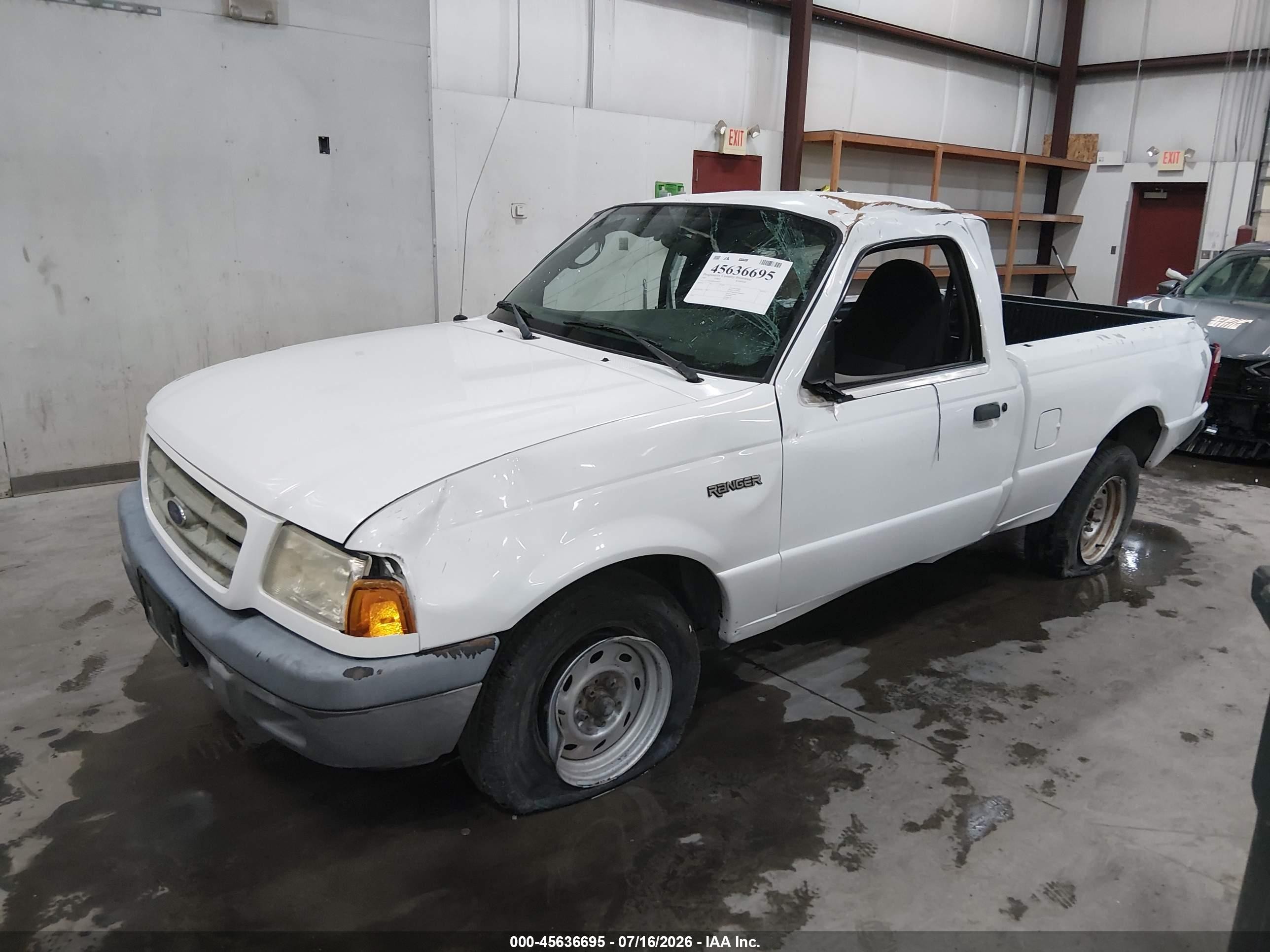 2003 Ford Ranger Xl/xlt White vin: 1FTYR10D83PA40677