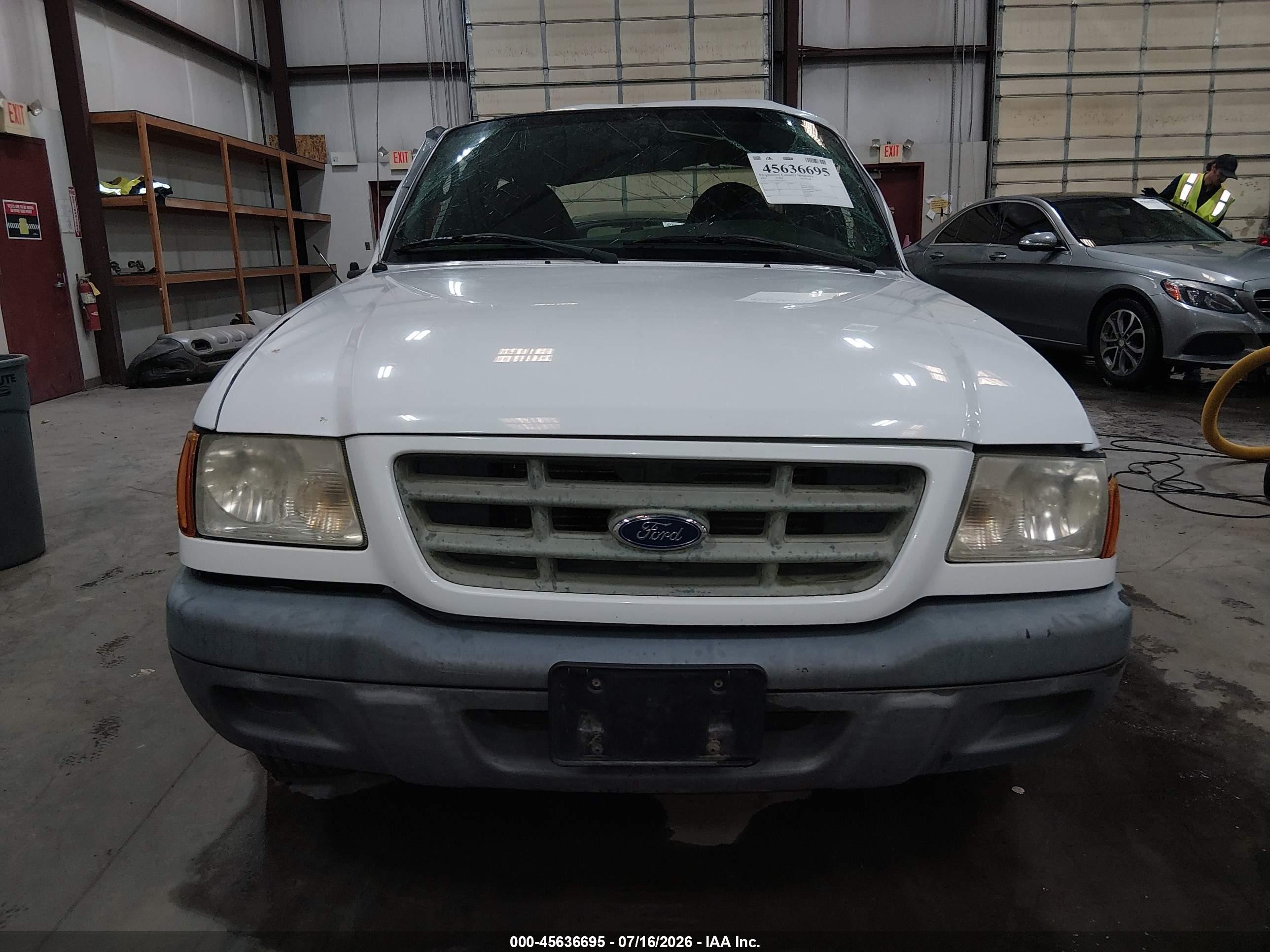 2003 Ford Ranger Xl/xlt White vin: 1FTYR10D83PA40677