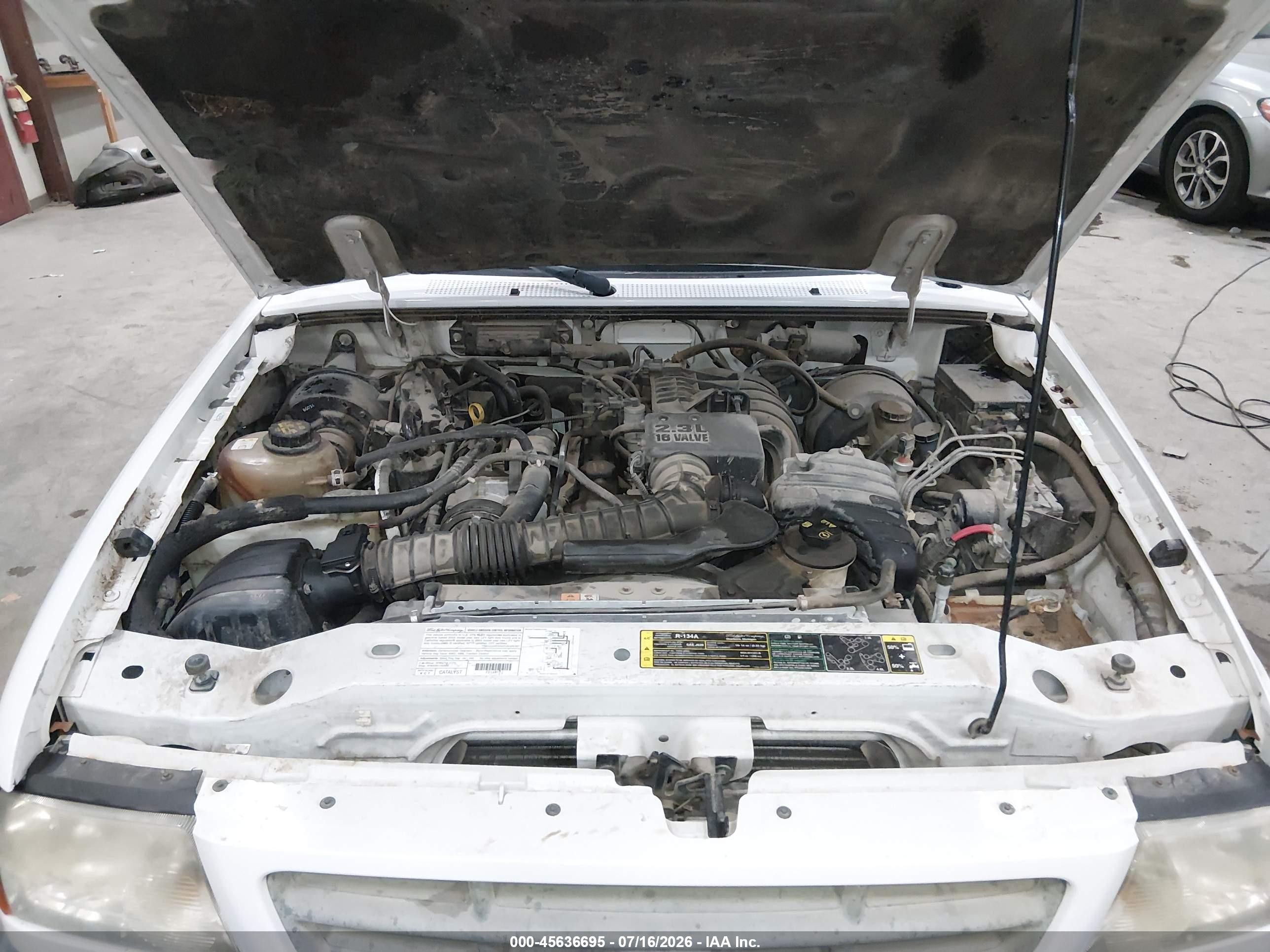 2003 Ford Ranger Xl/xlt White vin: 1FTYR10D83PA40677