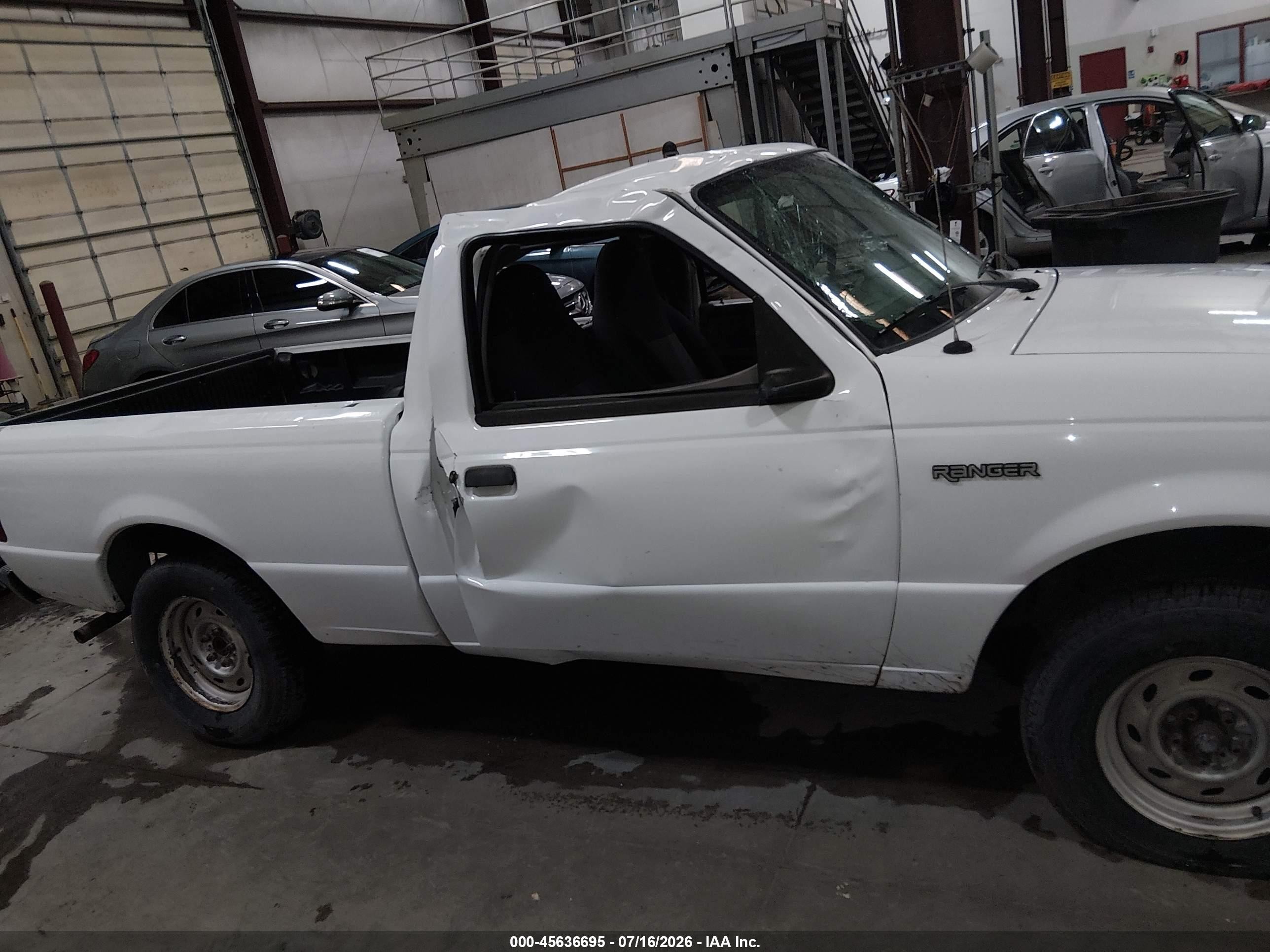 2003 Ford Ranger Xl/xlt White vin: 1FTYR10D83PA40677