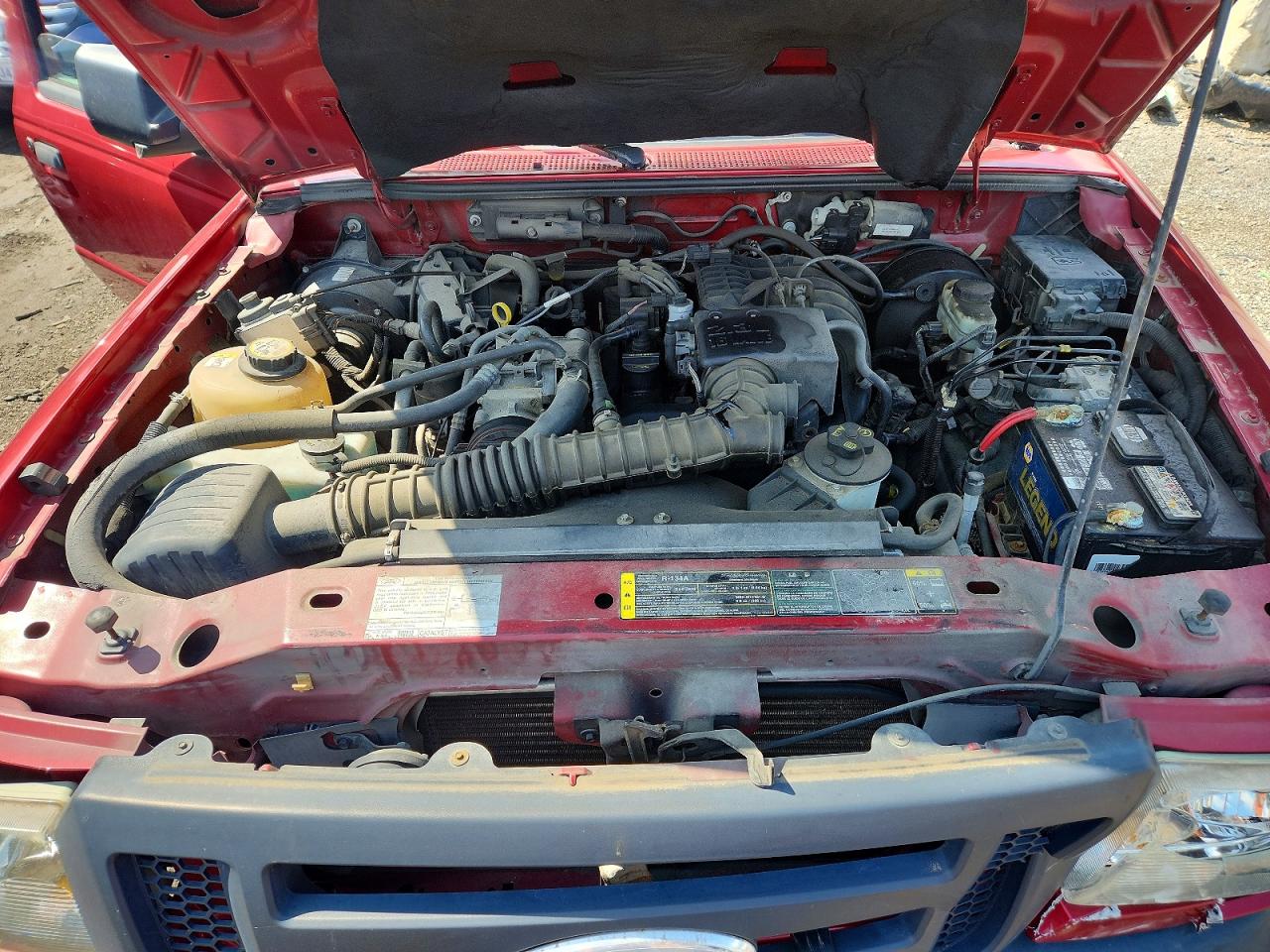2006 Ford Ranger Red vin: 1FTYR10D86PA23656