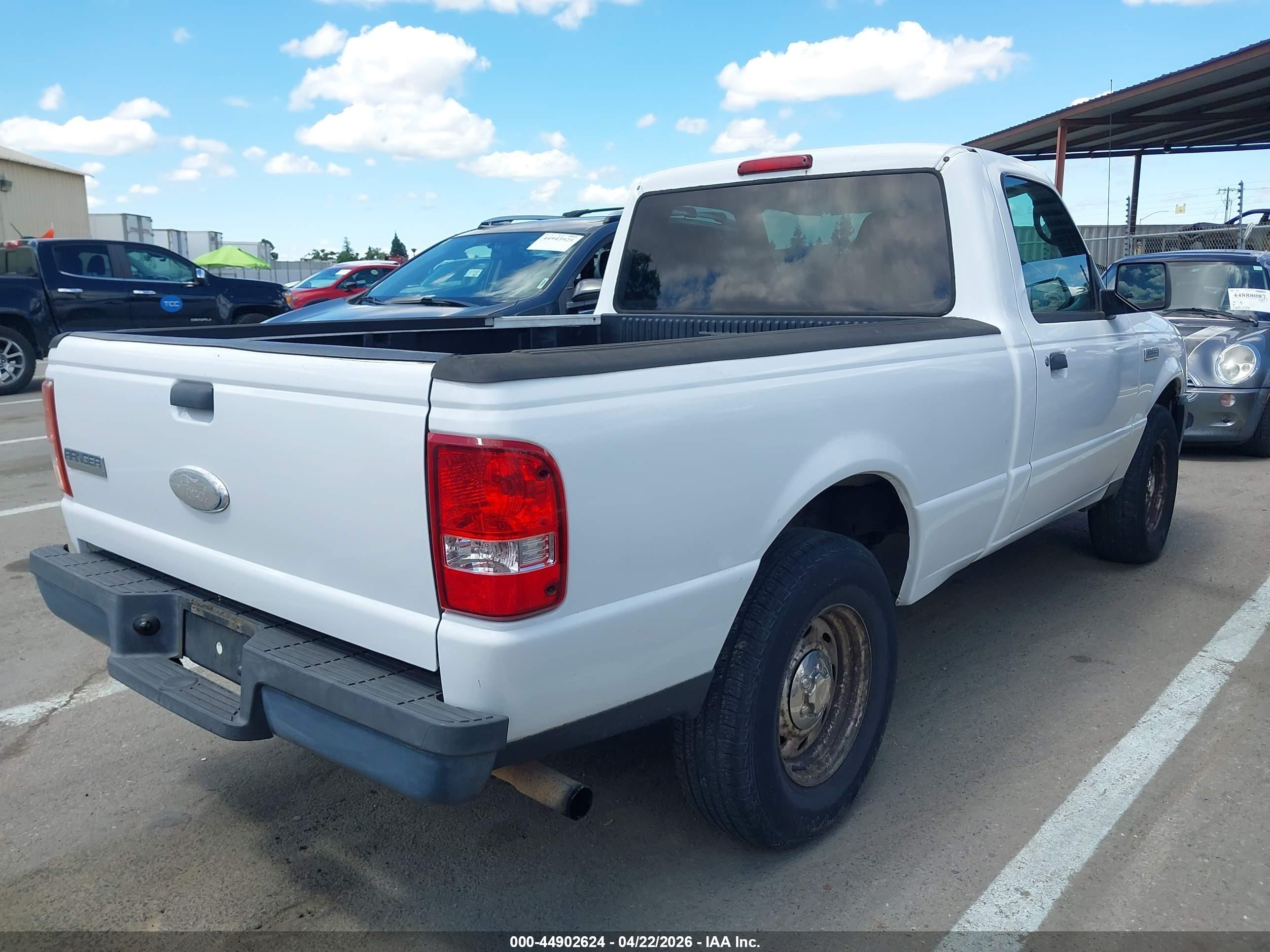 2006 Ford Ranger Xl/xlt White vin: 1FTYR10D86PA27612
