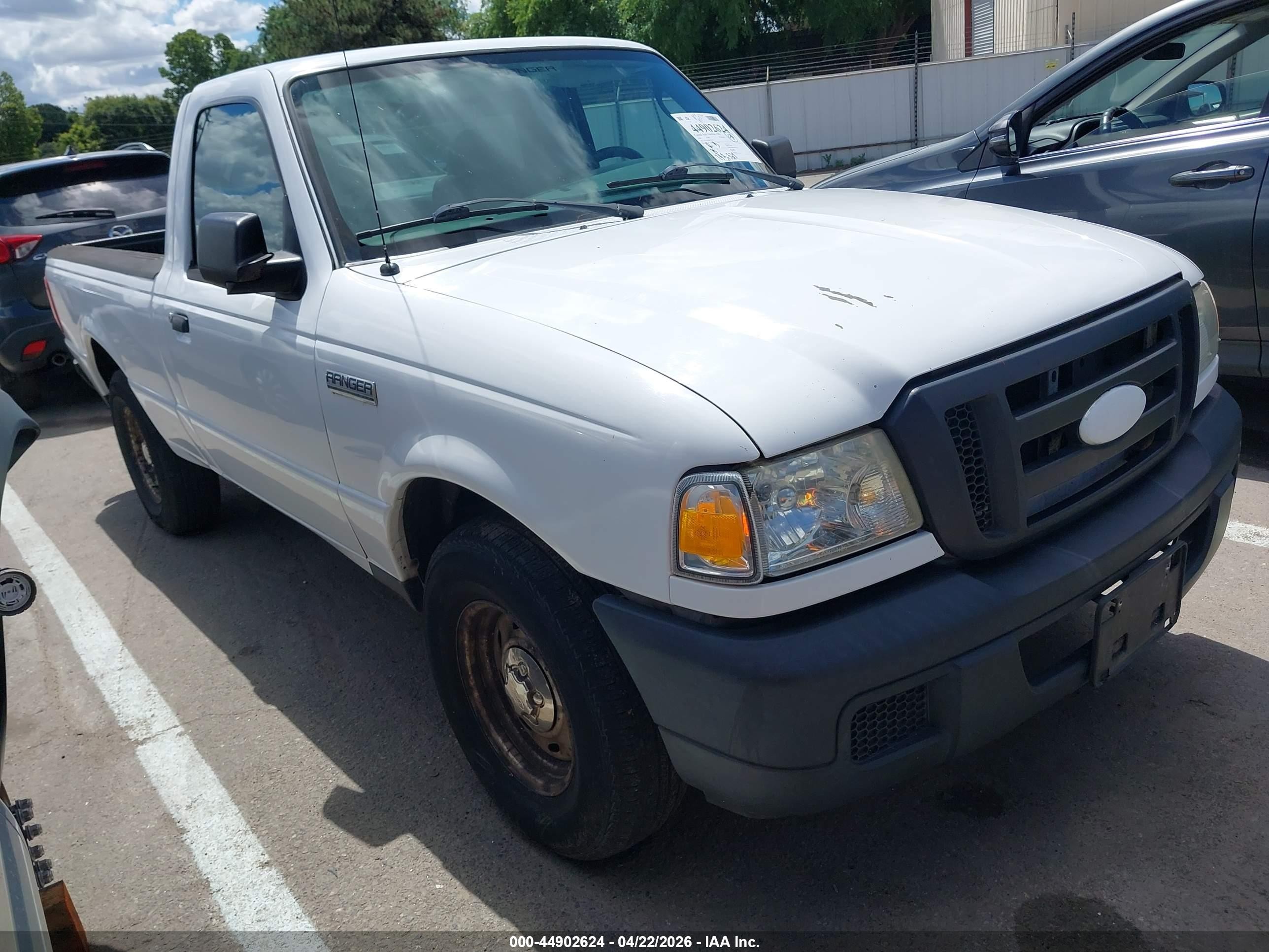 2006 Ford Ranger Xl/xlt White vin: 1FTYR10D86PA27612