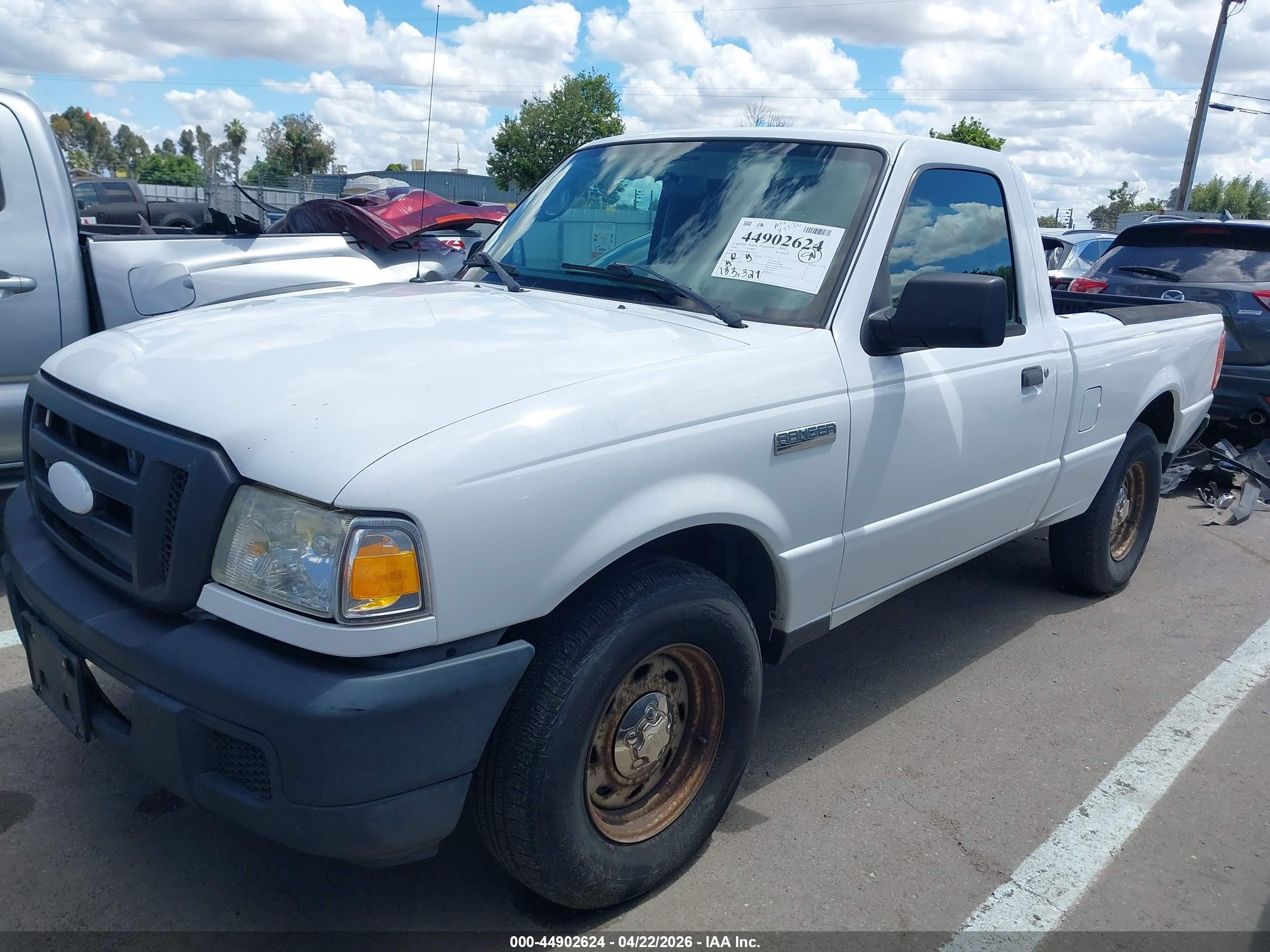 2006 Ford Ranger Xl/xlt White vin: 1FTYR10D86PA27612