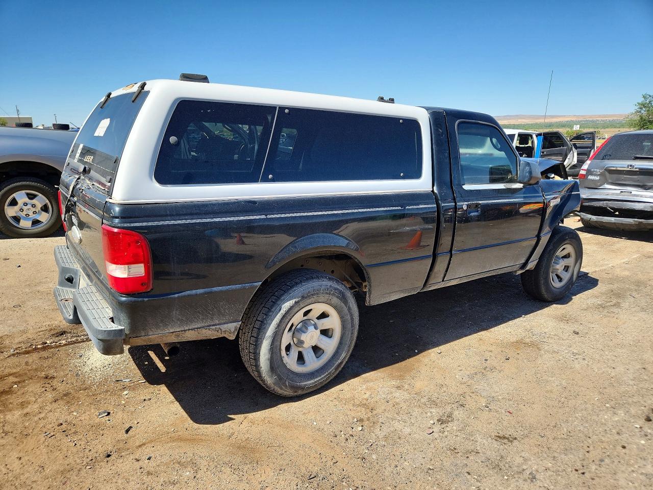 2007 Ford Ranger Black vin: 1FTYR10D87PA03473