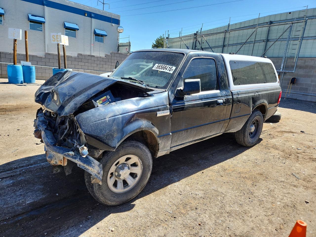 2007 Ford Ranger Black vin: 1FTYR10D87PA03473