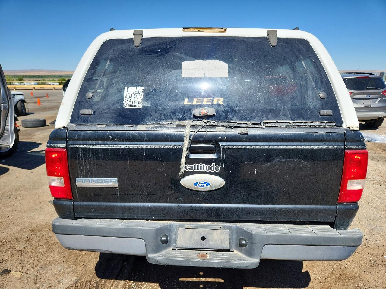 2007 Ford Ranger Black vin: 1FTYR10D87PA03473