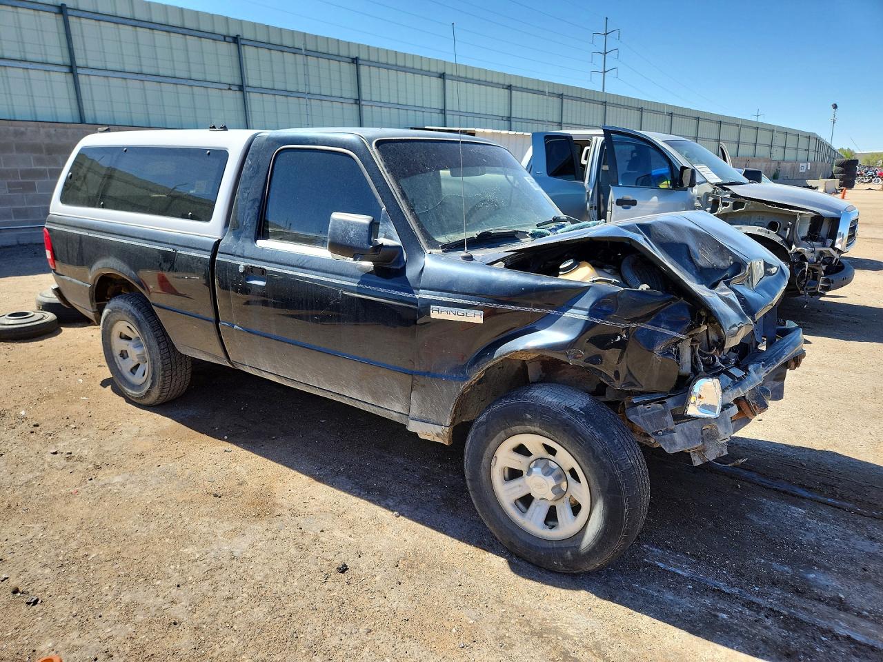 2007 Ford Ranger Black vin: 1FTYR10D87PA03473