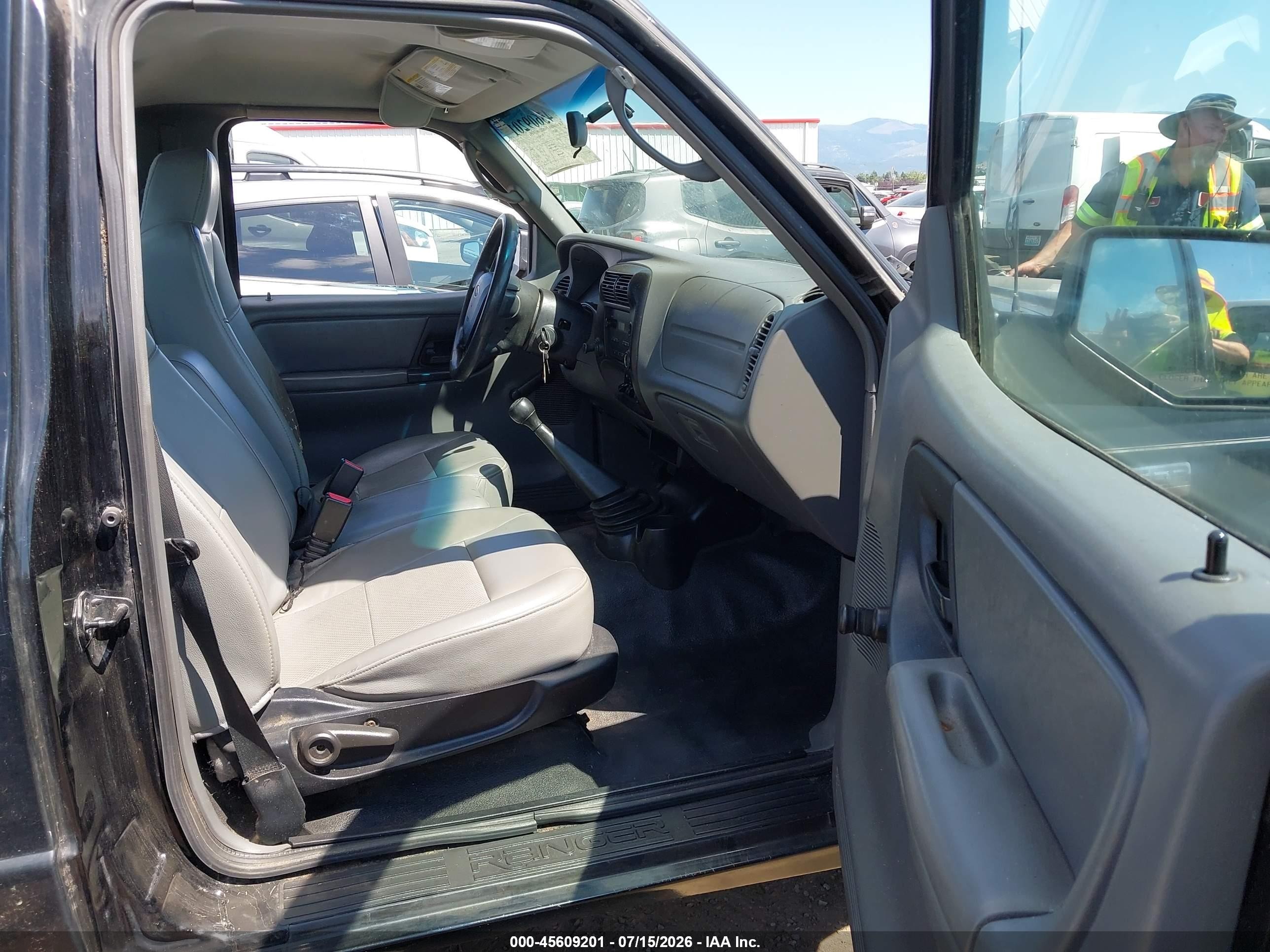 2007 Ford Ranger Stx/xl/xlt Black vin: 1FTYR10D87PA18667