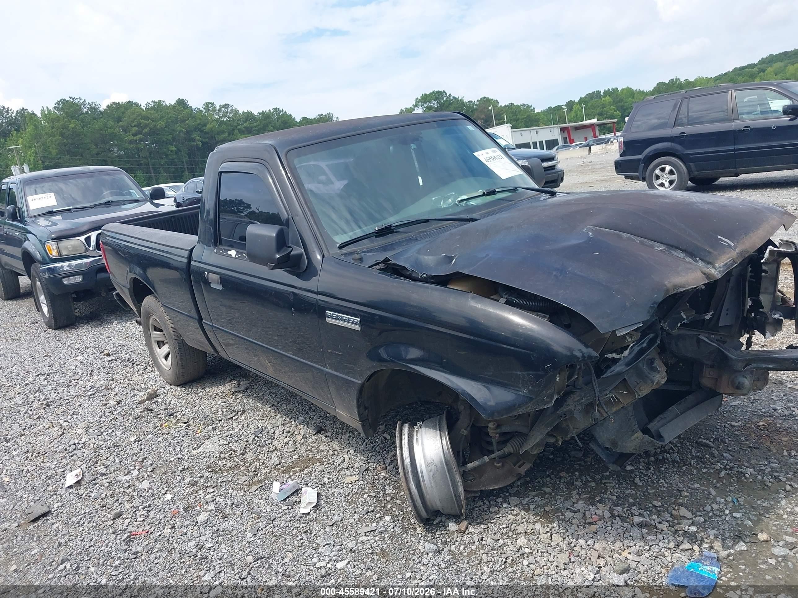 2007 Ford Ranger Stx/xl/xlt Черный vin: 1FTYR10D87PA26641