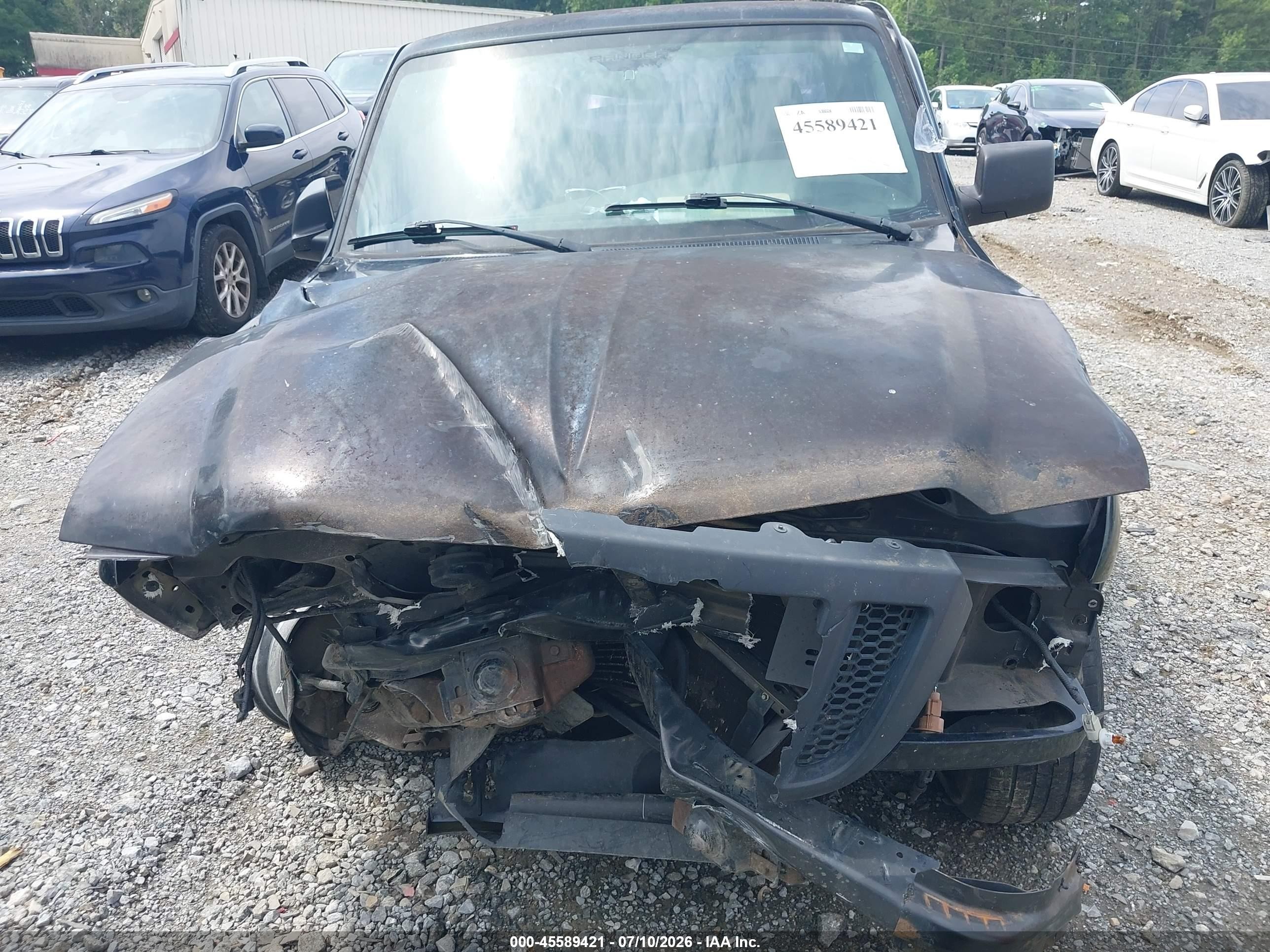 2007 Ford Ranger Stx/xl/xlt Black vin: 1FTYR10D87PA26641