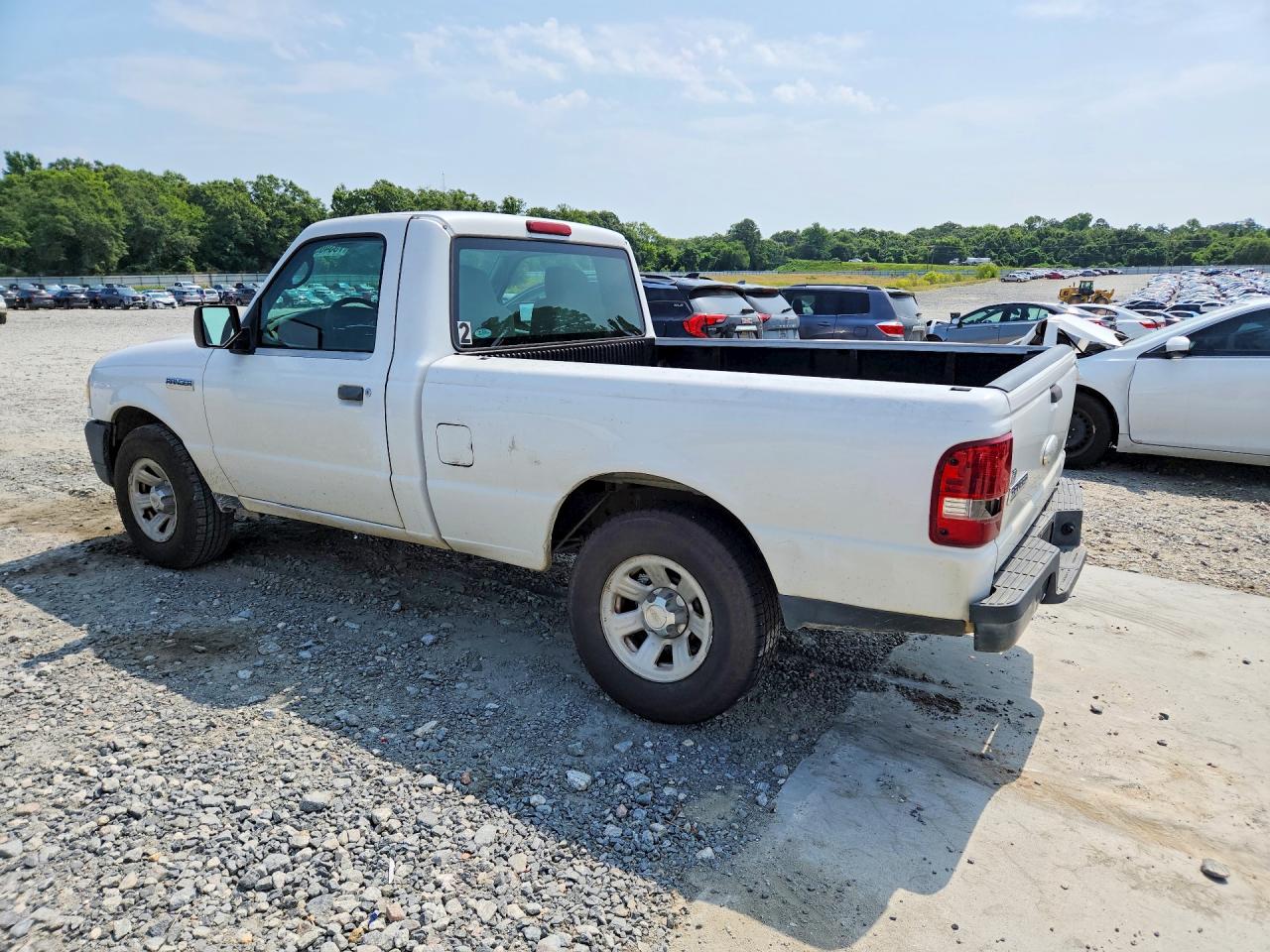 2007 Ford Ranger White vin: 1FTYR10D87PA58294